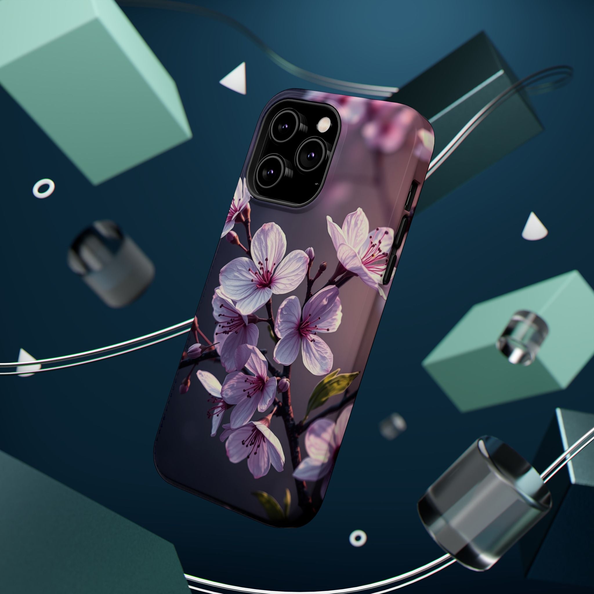 iPhone Cherry Blossom Enchanted Art Artistic Everyday Cas Slim Snap Case · iPhon