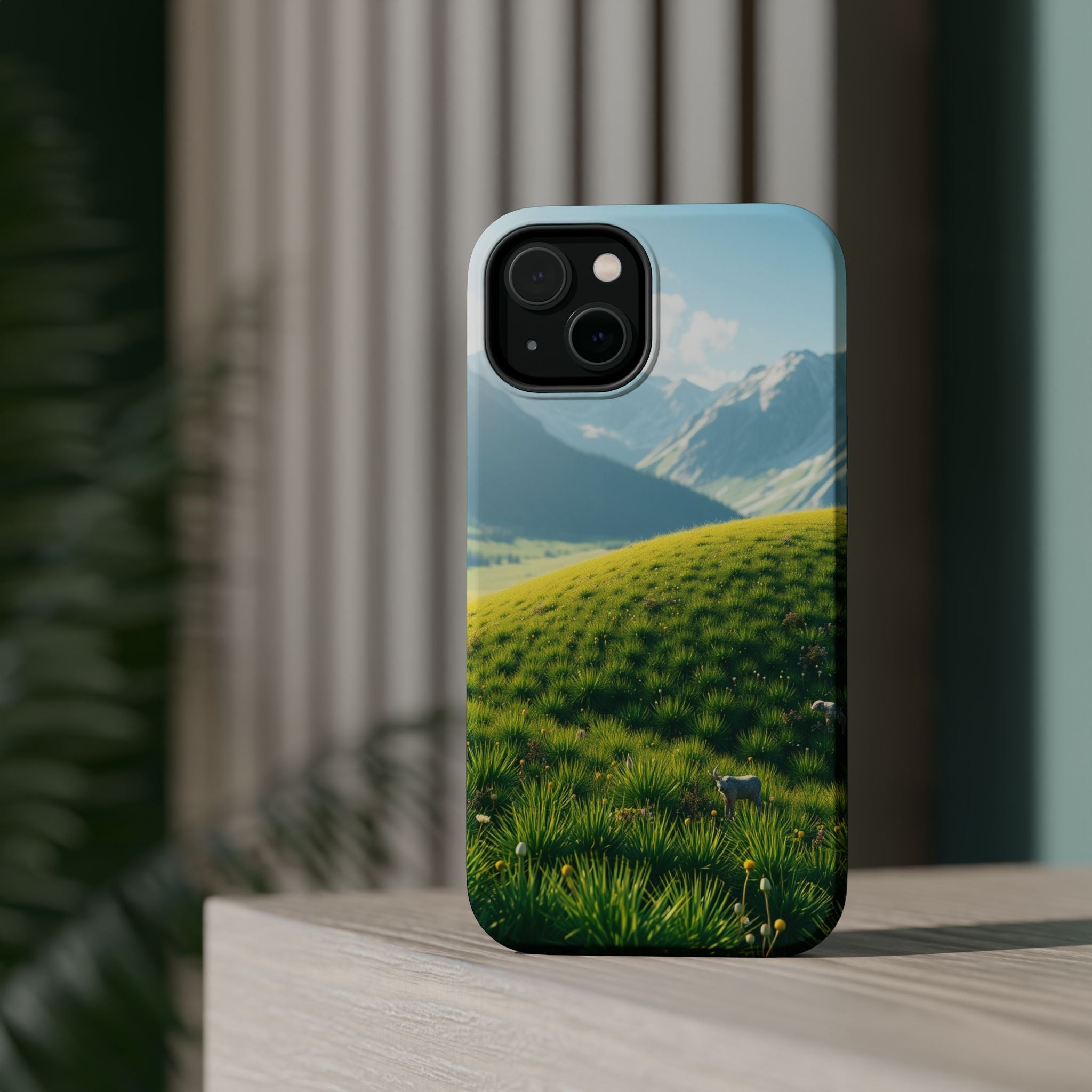 iPhone Vibrant Alpine Meadow Design Slim Everyday Designer Case · iPhone Case