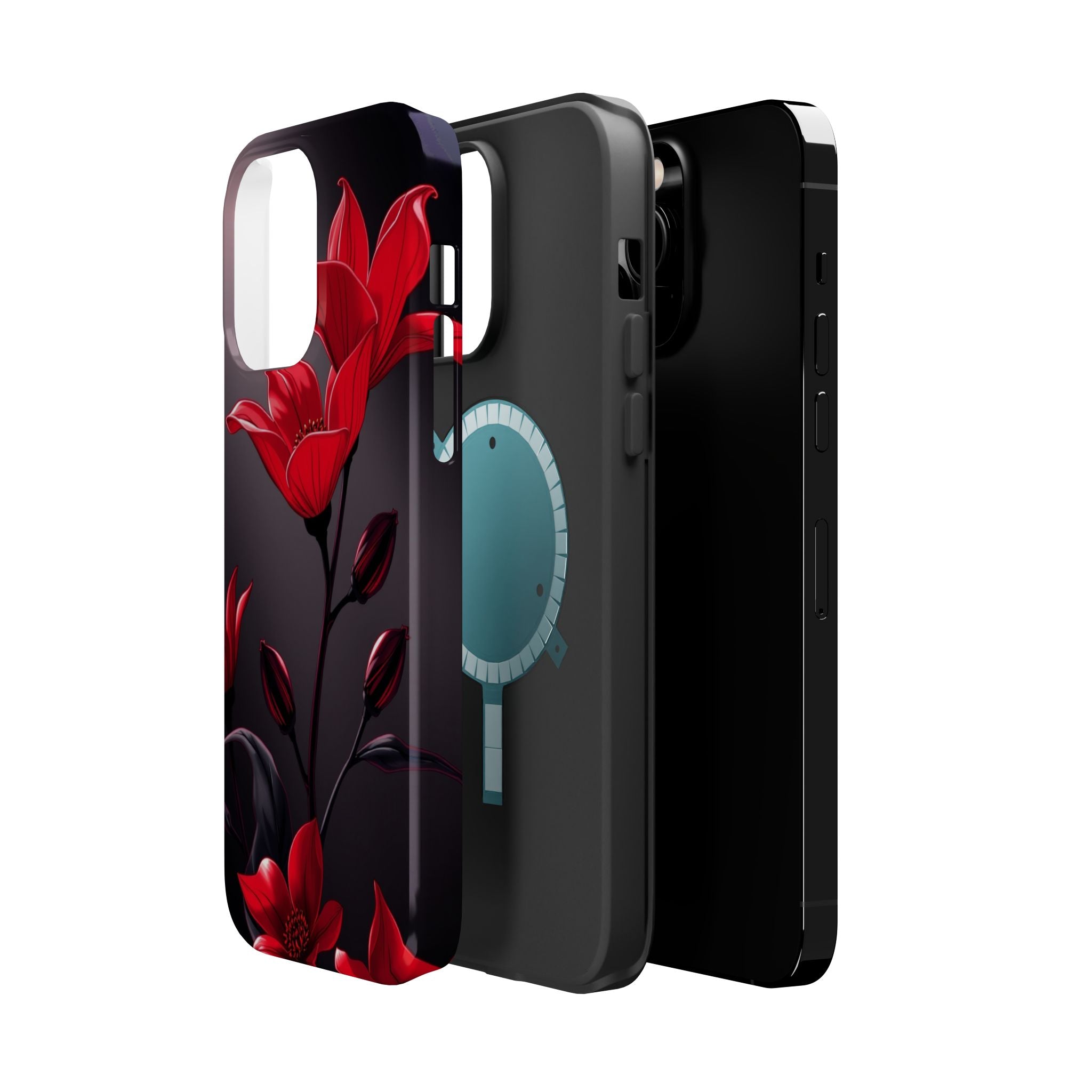 iPhone Dreamy Neon Floral Design Bold Modern Everyday Snap Case · iPhone Case