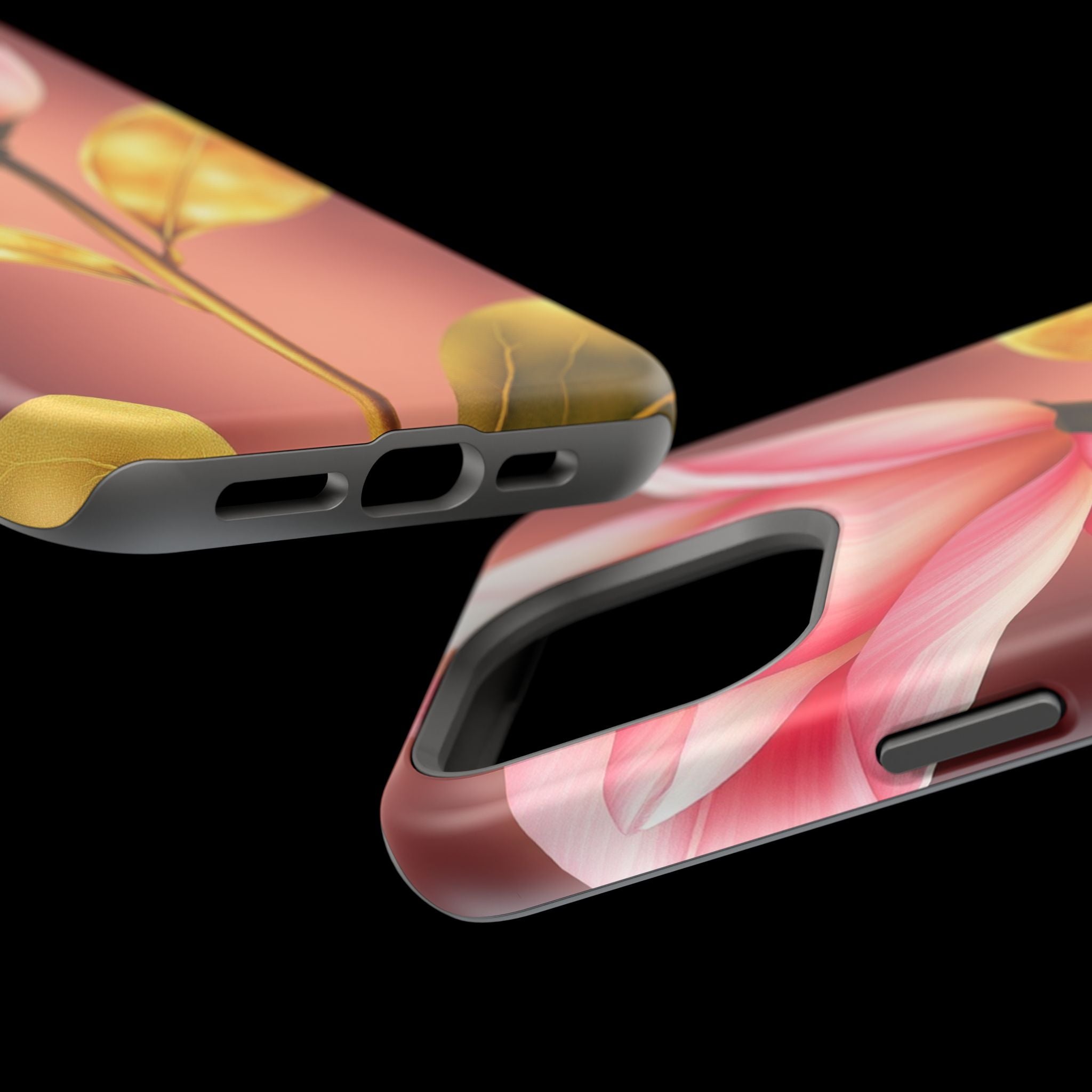 iPhone Dreamy Bloom and Leaf Design 14 Slim Everyday Designer Case · iPhone Case