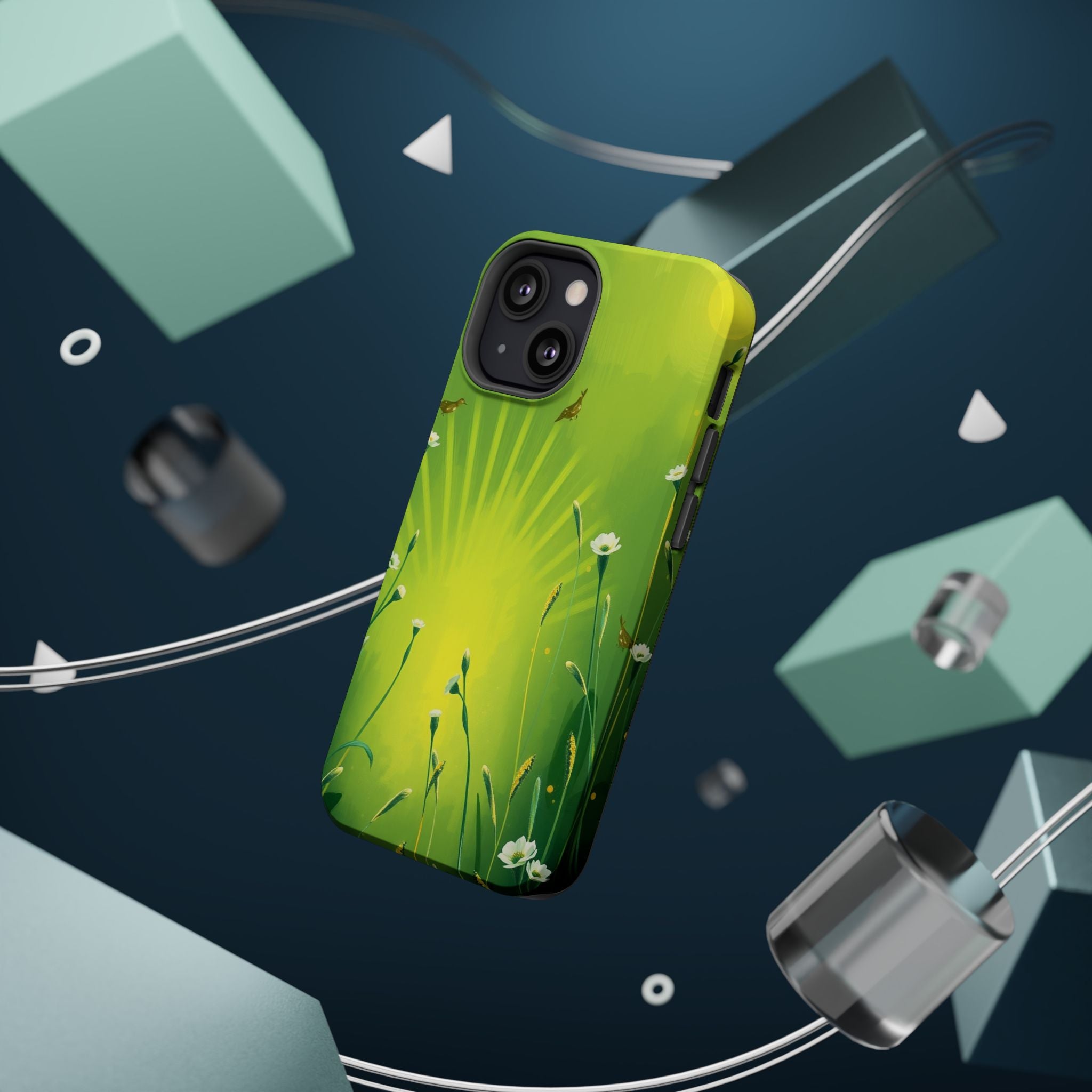 iPhone Spring Meadow Cinematic Art Bold Modern Everyday Snap Case · iPhone Case