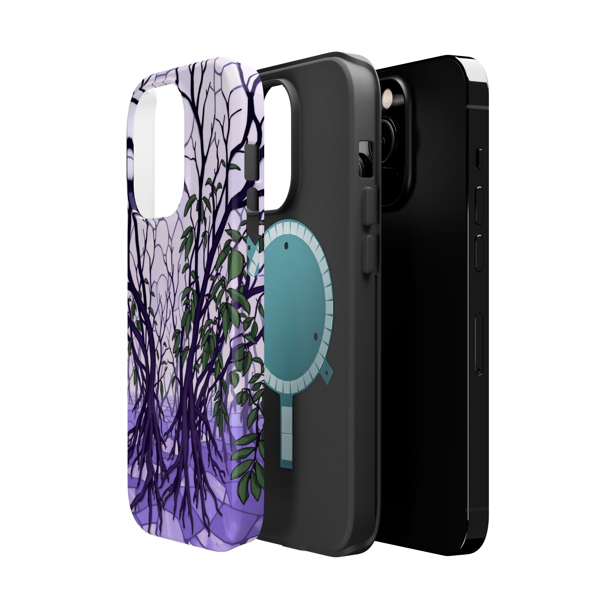 iPhone Lavender And Pearl Mangrove Roots Slim Everyday iPhone Designer · iPhone