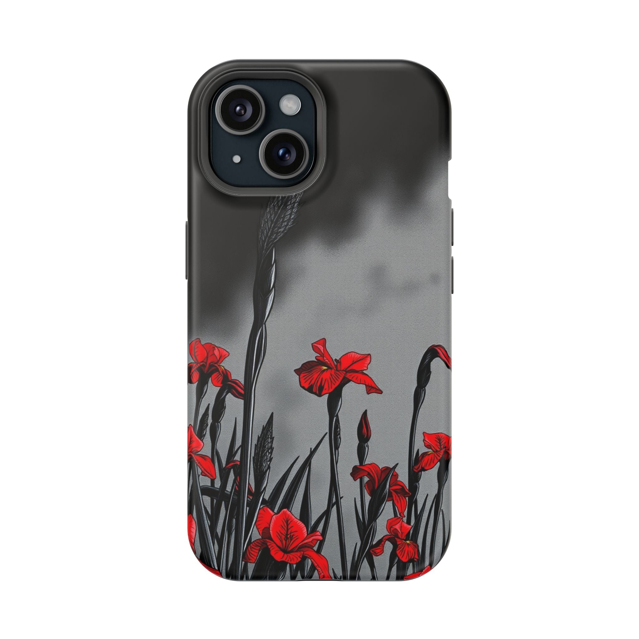 iPhone Iris Garden Cinematic Art Soft Finish Everyday Cas Slim Snap Case · iPhon