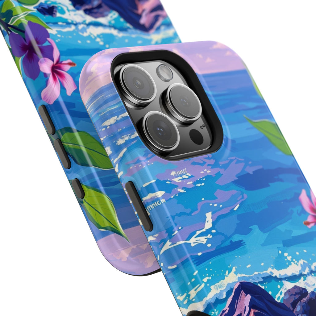 iPhone Hibiscus Coast Enchanted Art Slim Everyday Designer Case · iPhone Case