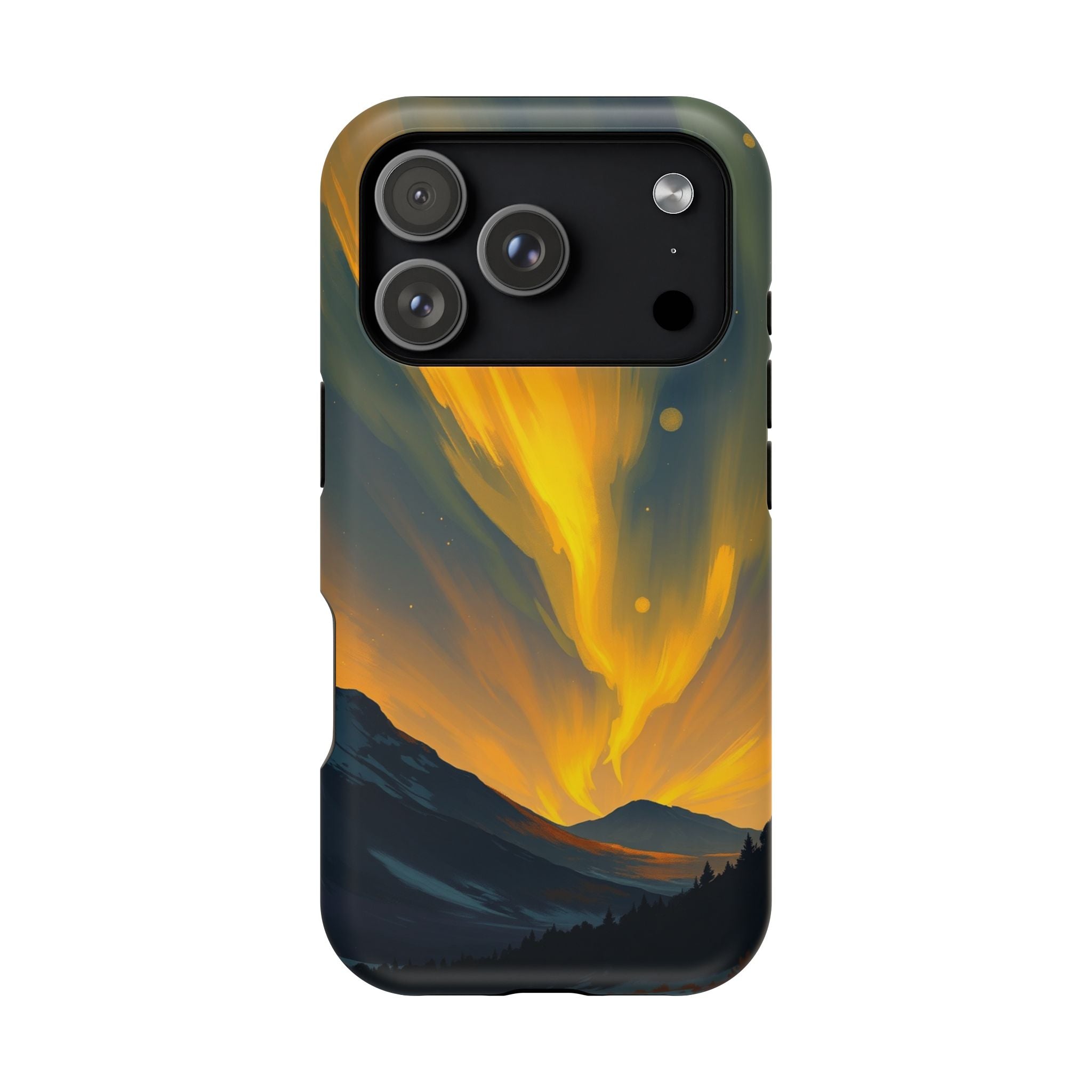 iPhone Serene Northern Lights Design Slim Everyday Designer Case · iPhone Case