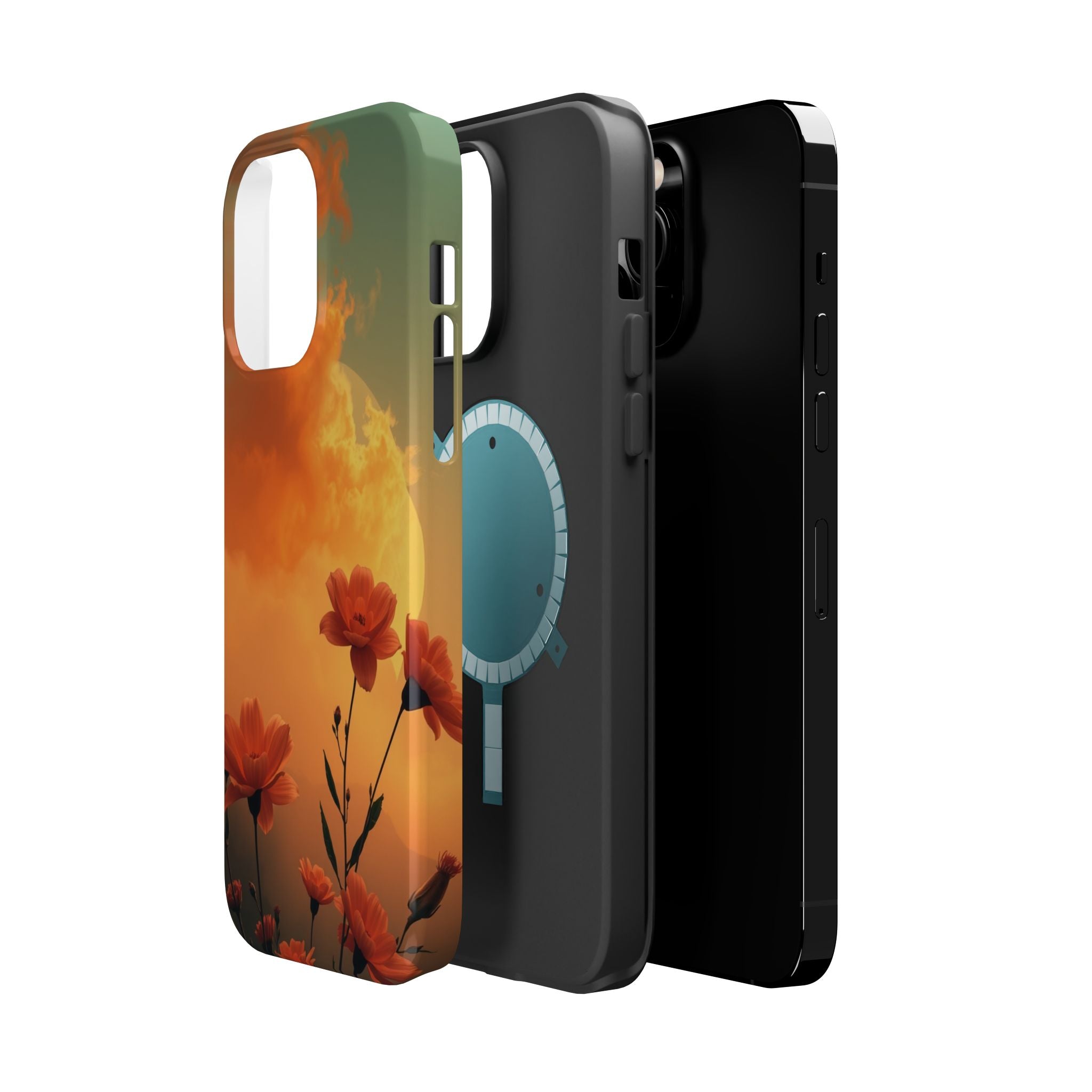 iPhone Floral Ombre Enchanted Art Bold Modern Everyday Snap Case · iPhone Case