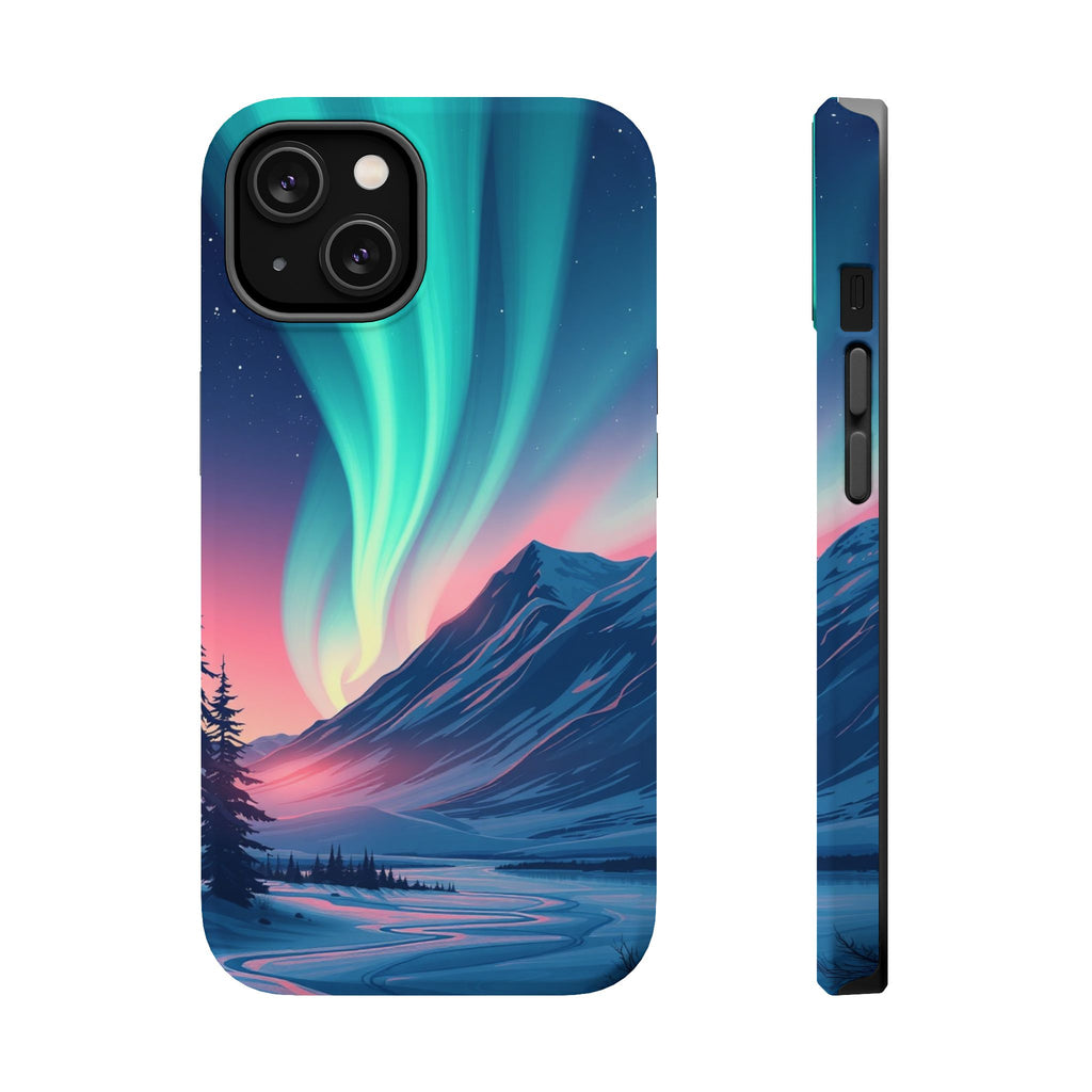 iPhone Mint And Blush Northern Lights Slim Everyday iPhone 18 Designer · iPhone