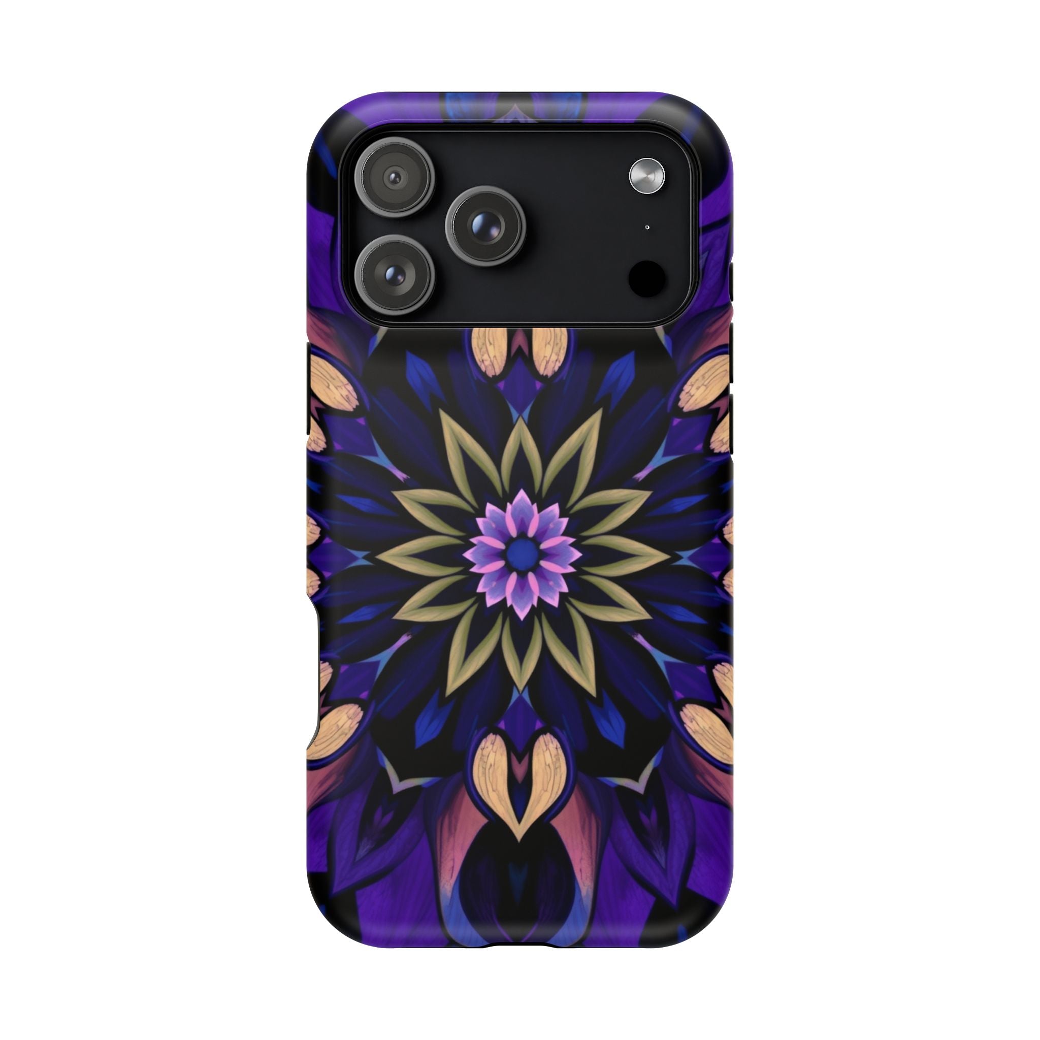 iPhone Floral Mandala Mystic Art Bold Modern Everyday Snap Case · iPhone Case