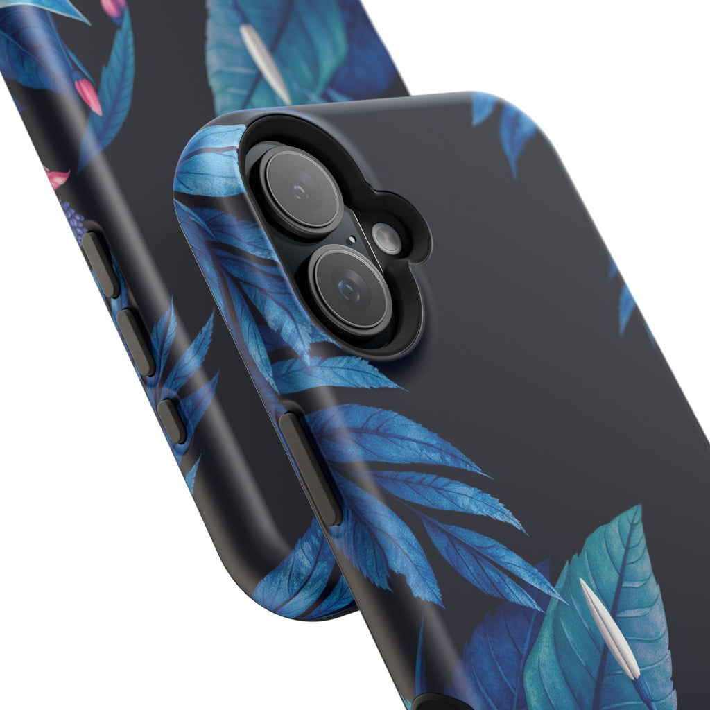 iPhone Serene Jungle Floral Design Clean Minimal Snap Cas Slim Snap Case · iPhon