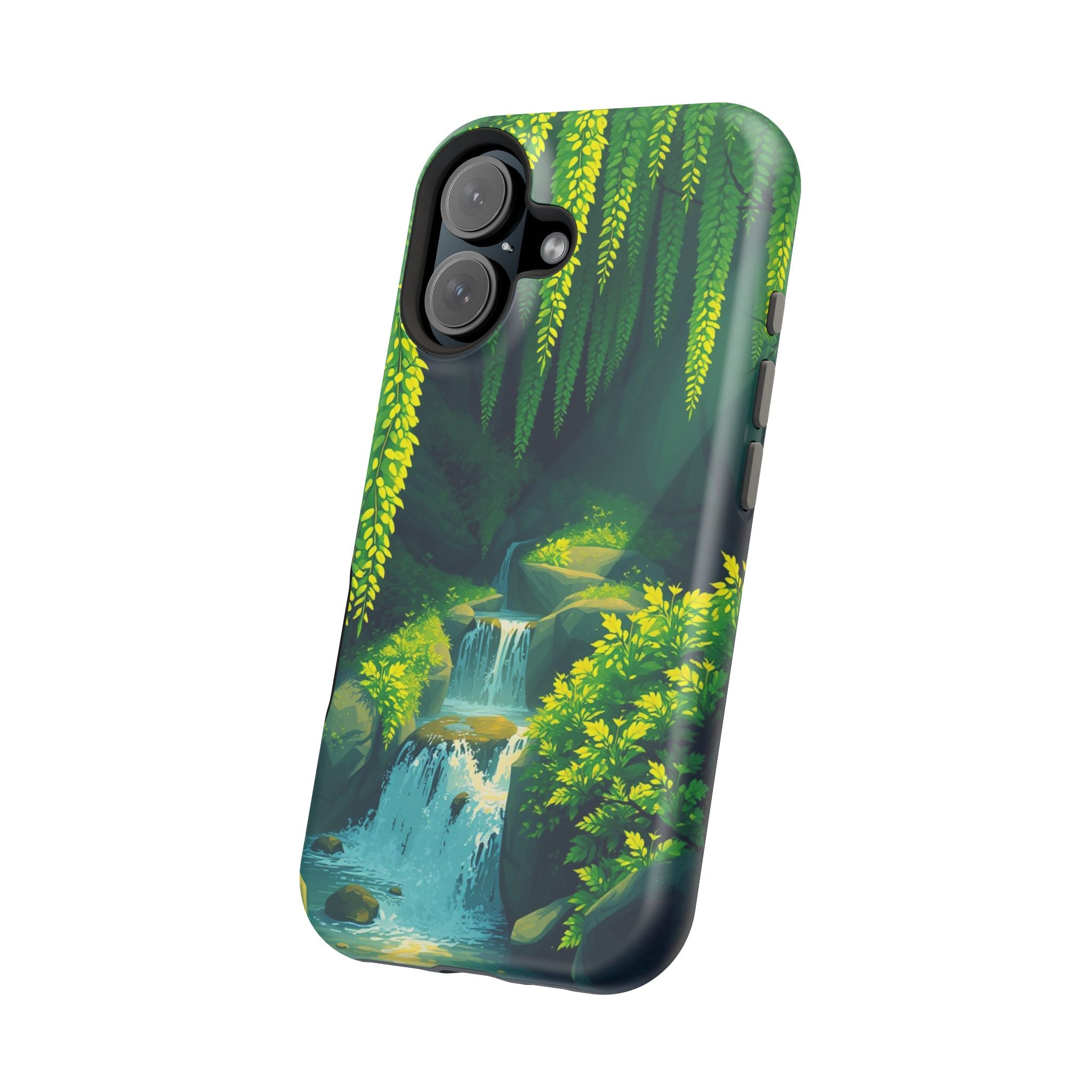 iPhone Earthy Wisteria Cascade Design Slim Everyday iPhone 13 Designer · iPhone