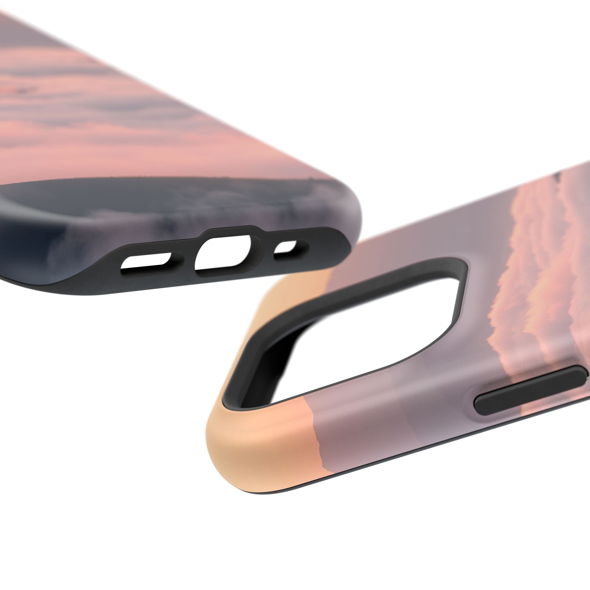 iPhone Fog Rolling Over Hills Grunge Distressed Soft iPhone Finish · iPhone Case