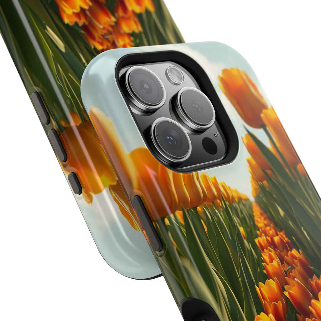 iPhone Tulip Row Radiant Design Slim Everyday Designer Case · iPhone Case