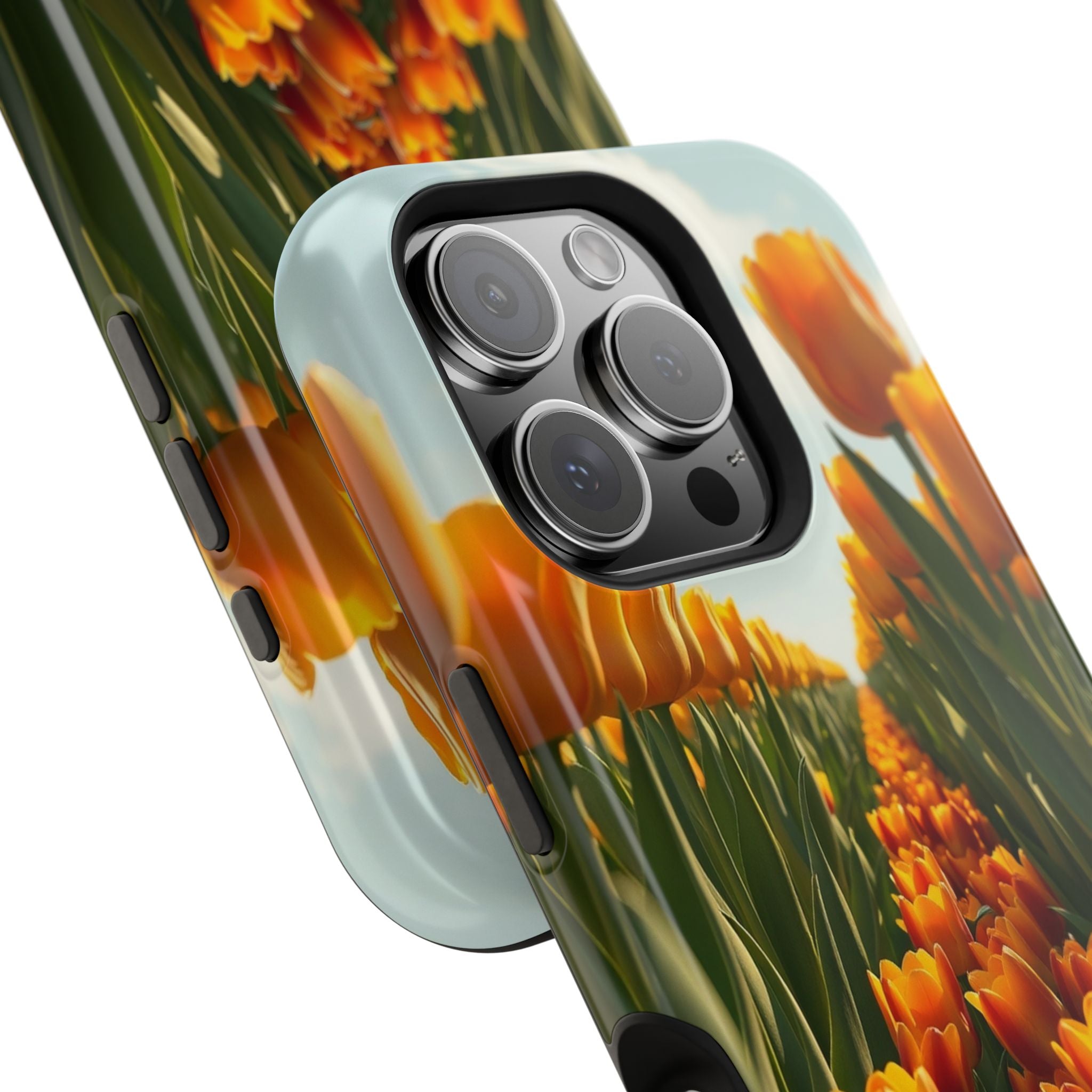 iPhone Tulip Row Radiant Design Slim Everyday Designer Case · iPhone Case