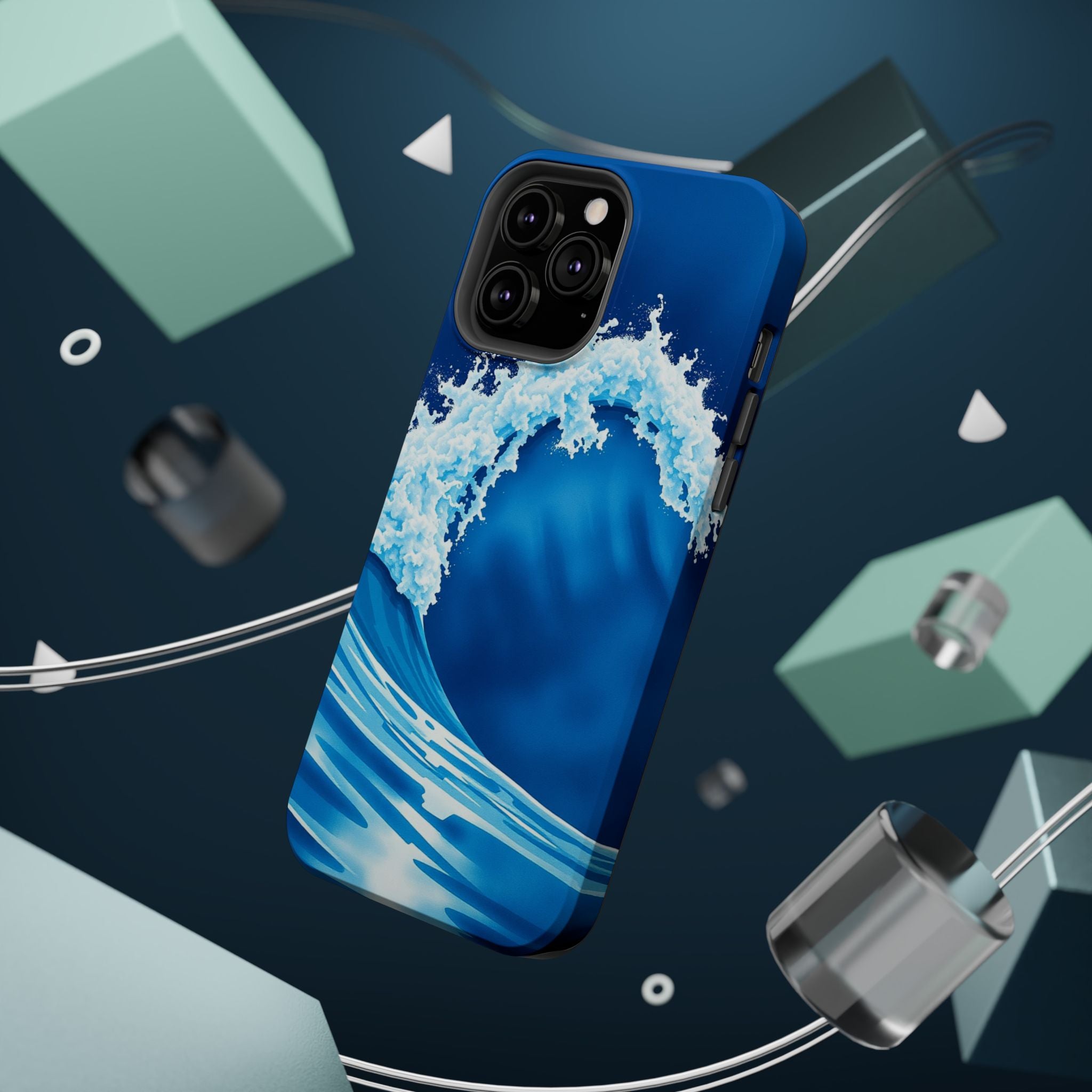 iPhone Serene Wave Interference Design Slim Everyday Designer Case · iPhone Case