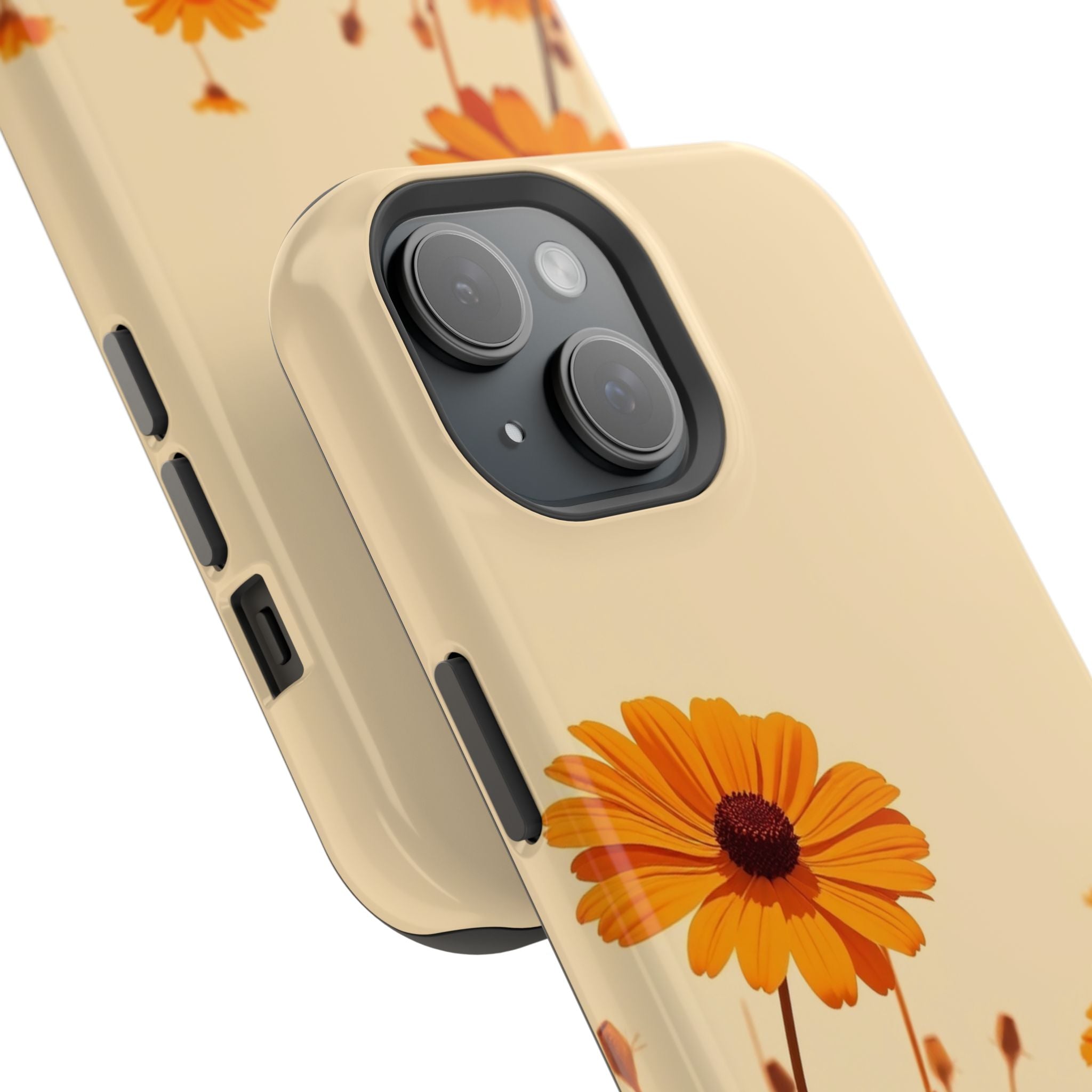 iPhone Wildflower Field Minimalist Line Art Slim Everyday Designer Case · iPhone