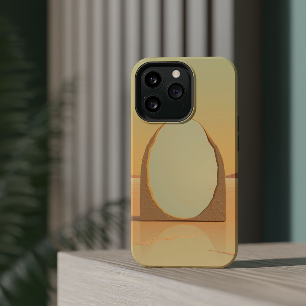 iPhone Mustard And Rust Salt Flat Mirror Slim Everyday iPhone Designer · iPhone