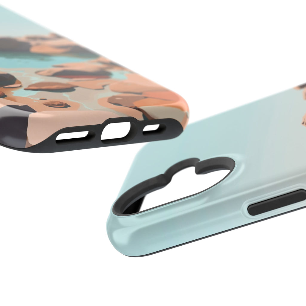 iPhone Tidal Pool Oil Painting Impressionist Slim iPhone Everyday · iPhone Case