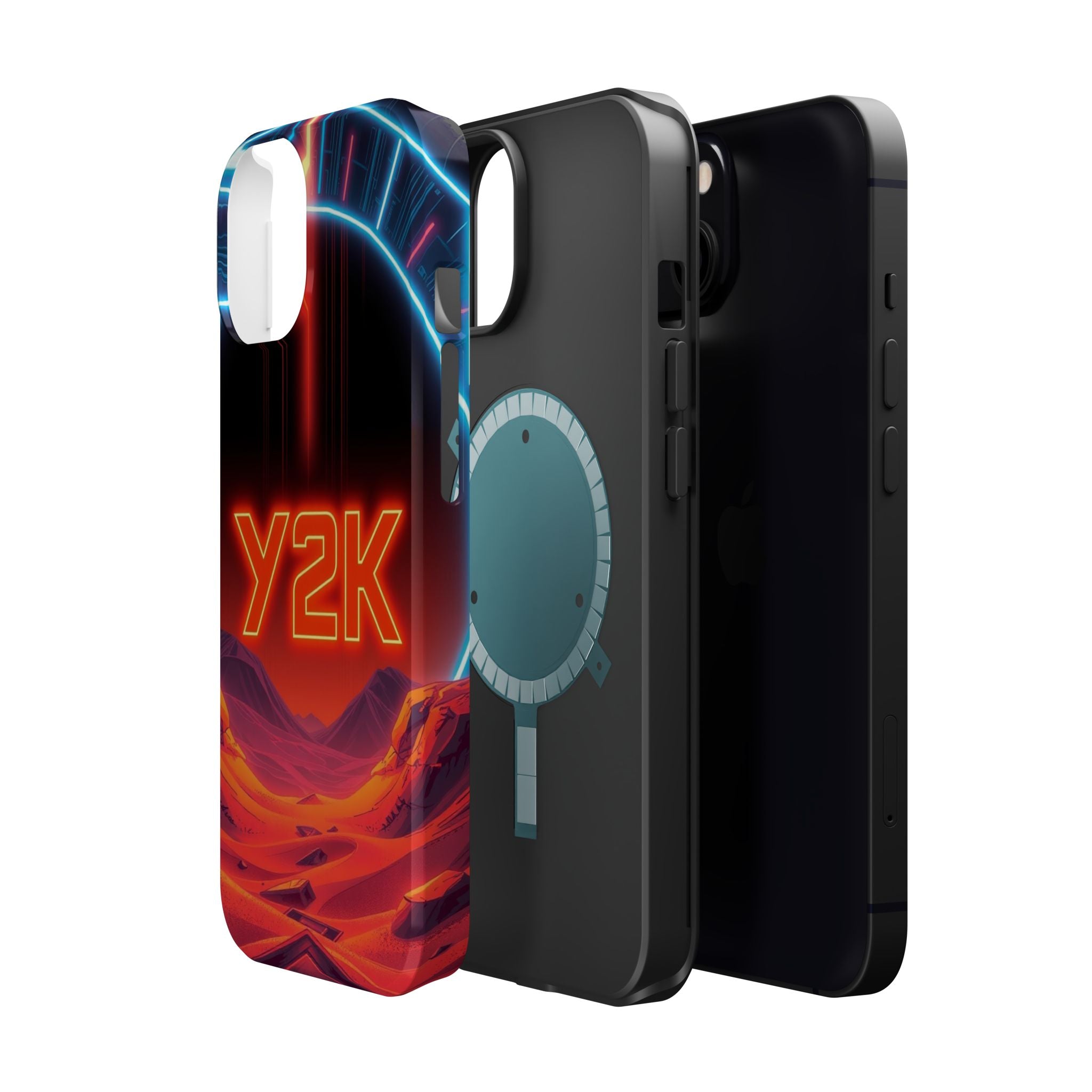iPhone Y2K Holographic Enchanted Art Slim Everyday Designer Case · iPhone Case