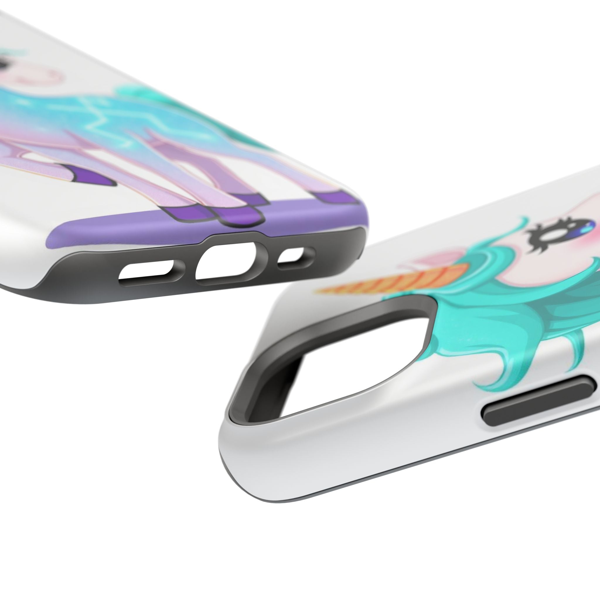 iPhone Turquoise Sparkle Unicorn Kids Fun iPhone Phone Case Gift · iPhone Case