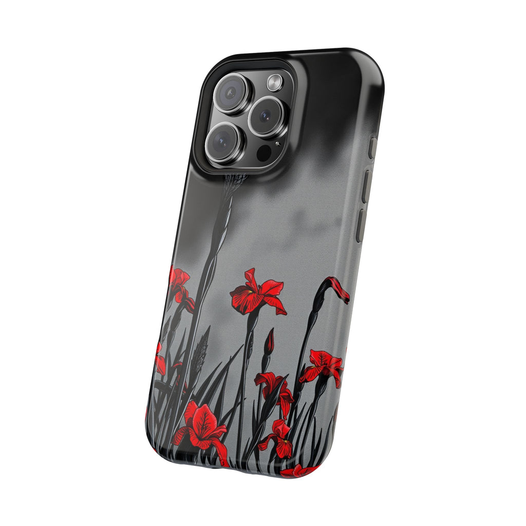 iPhone Iris Garden Cinematic Art Soft Finish Everyday Cas Slim Snap Case · iPhon