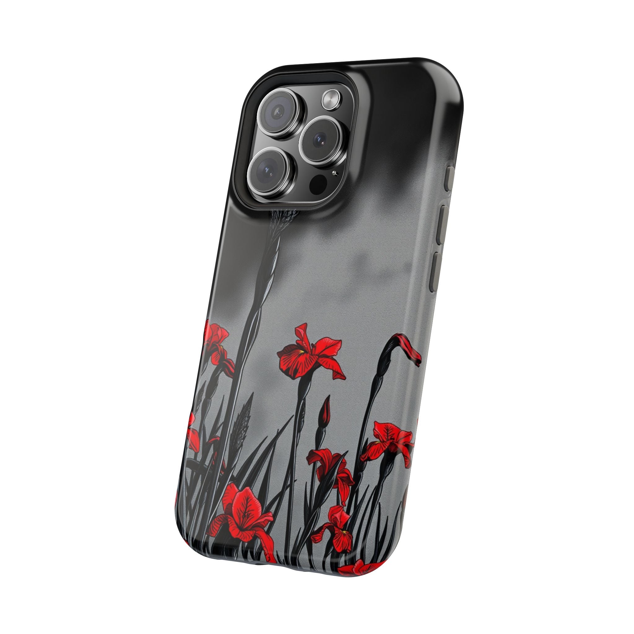 iPhone Iris Garden Cinematic Art Soft Finish Everyday Cas Slim Snap Case · iPhon