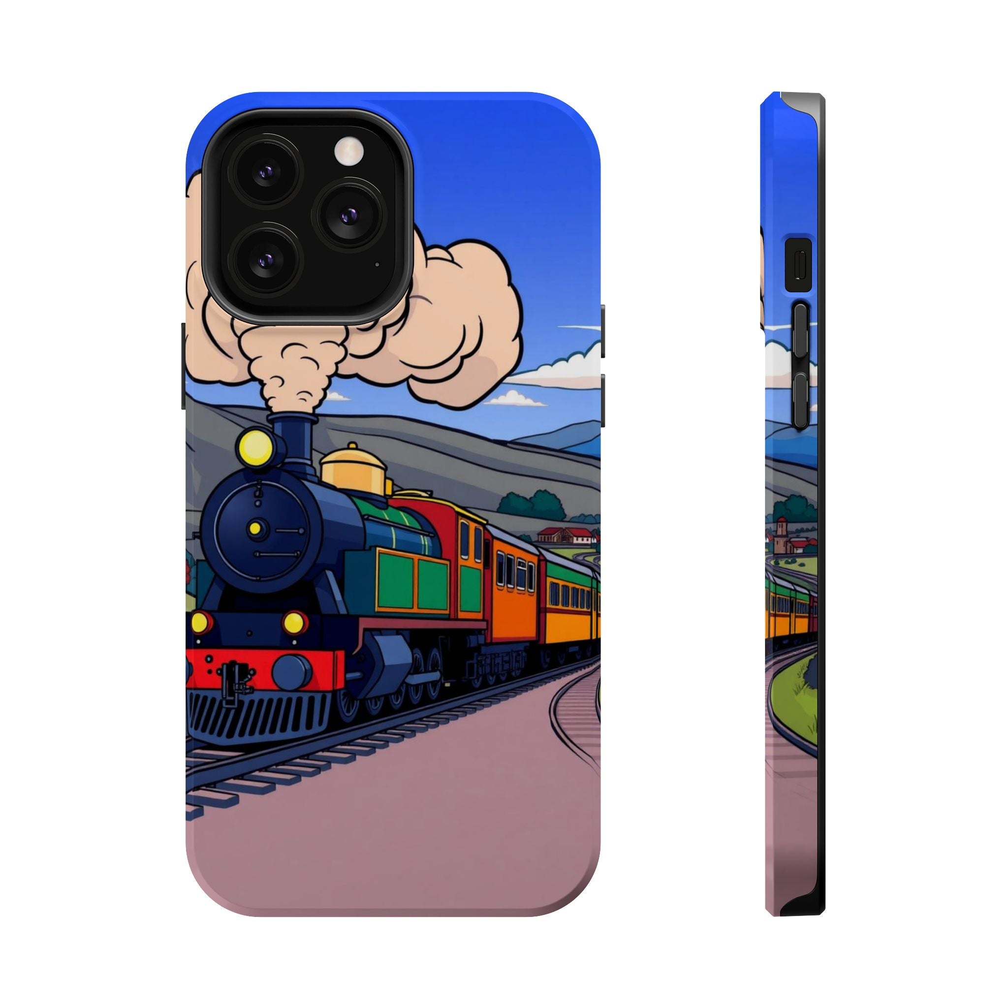 iPhone Steam Locomotive Puff Kids Fun iPhone Phone Case Gift Slim · iPhone Case