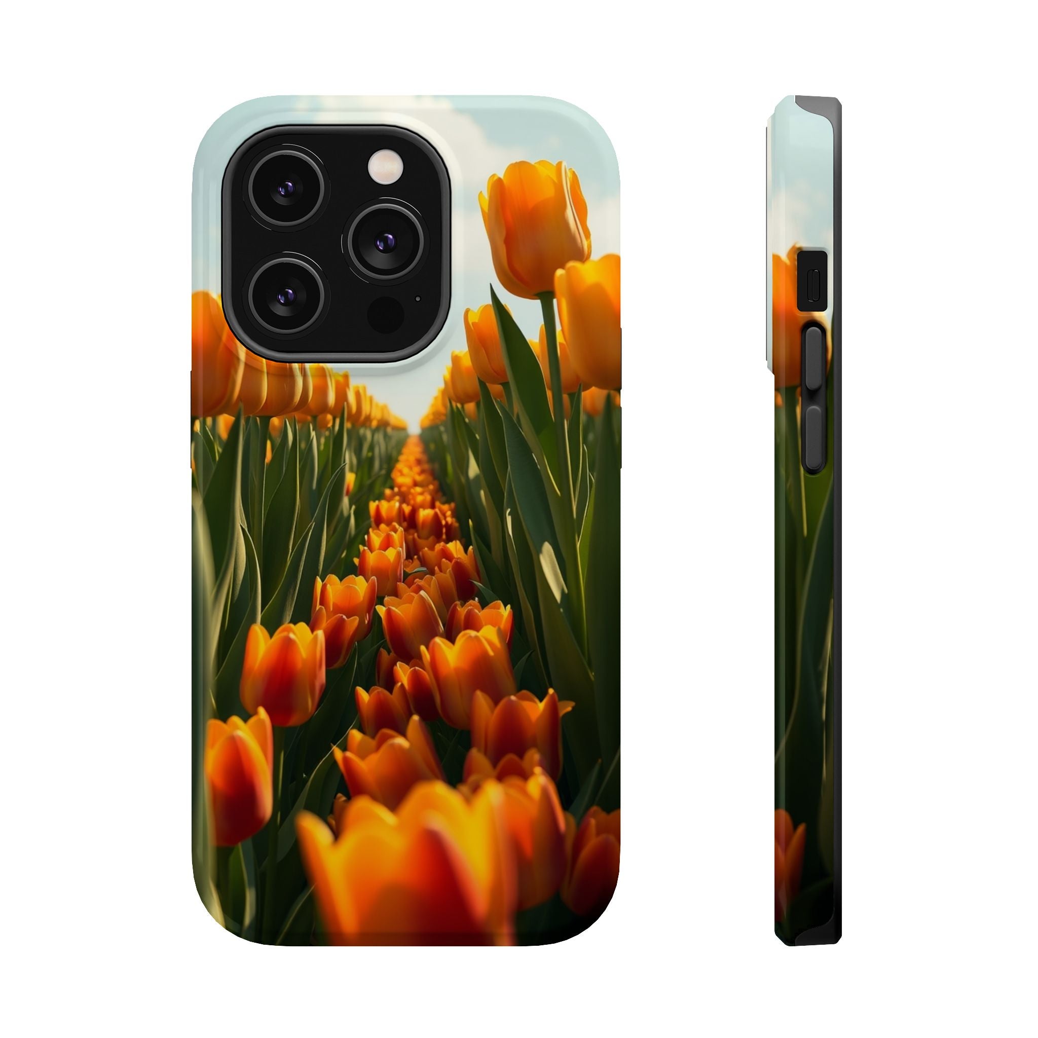 iPhone Tulip Row Radiant Design Slim Everyday Designer Case · iPhone Case