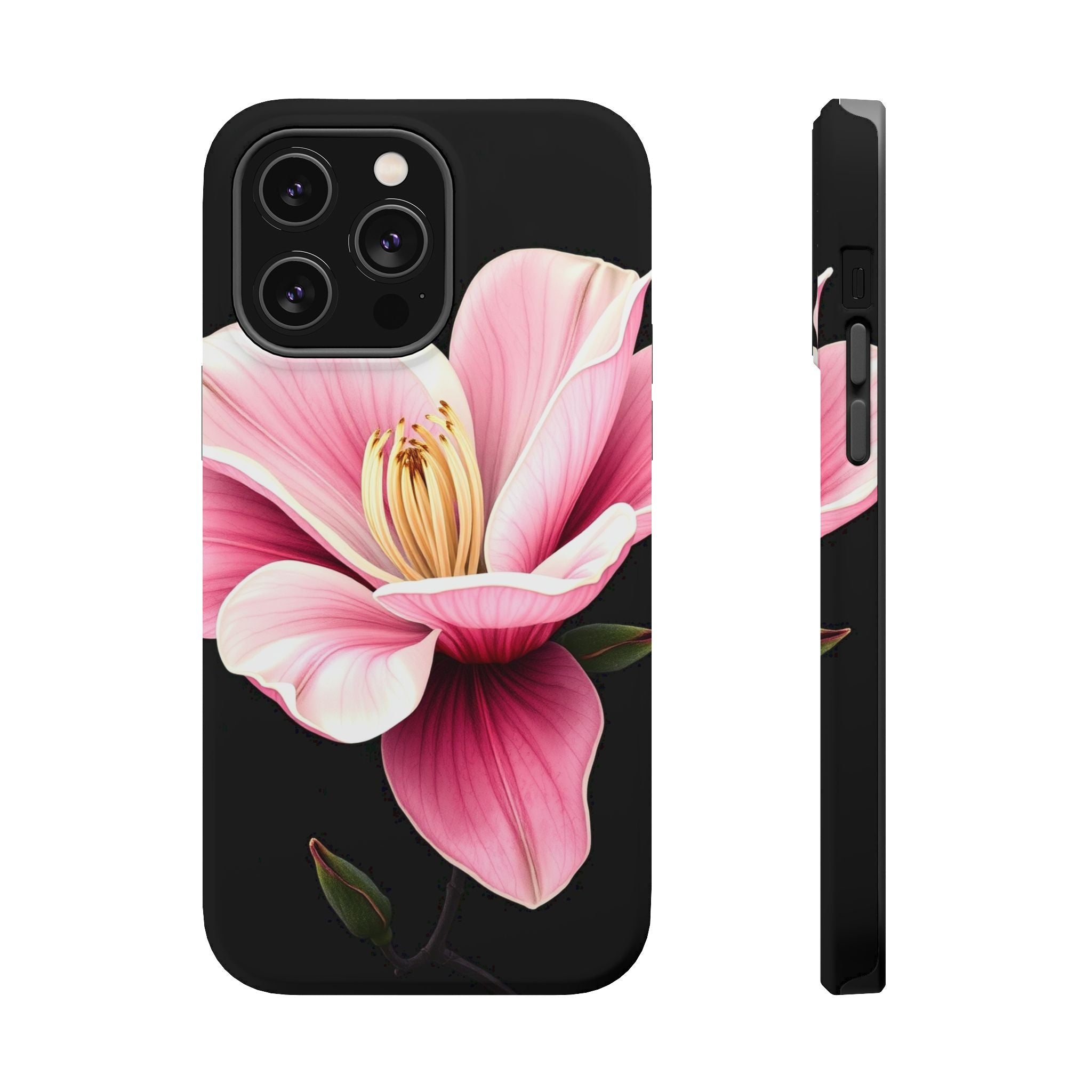 iPhone Magnolia Dream Dark Gothic Ink Slim Everyday Designer Case · iPhone Case