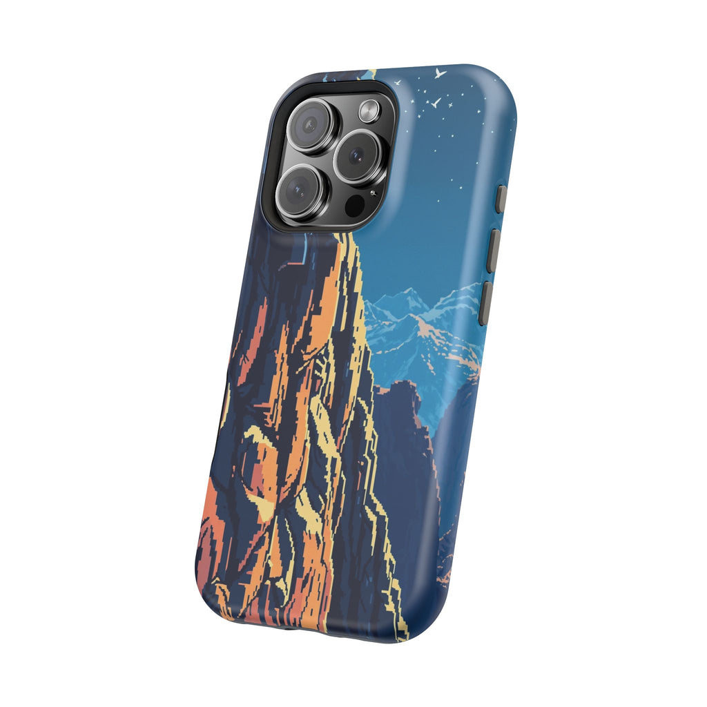 iPhone Midnight Blue And Silver Canyon Wall Slim iPhone Everyday · iPhone Case