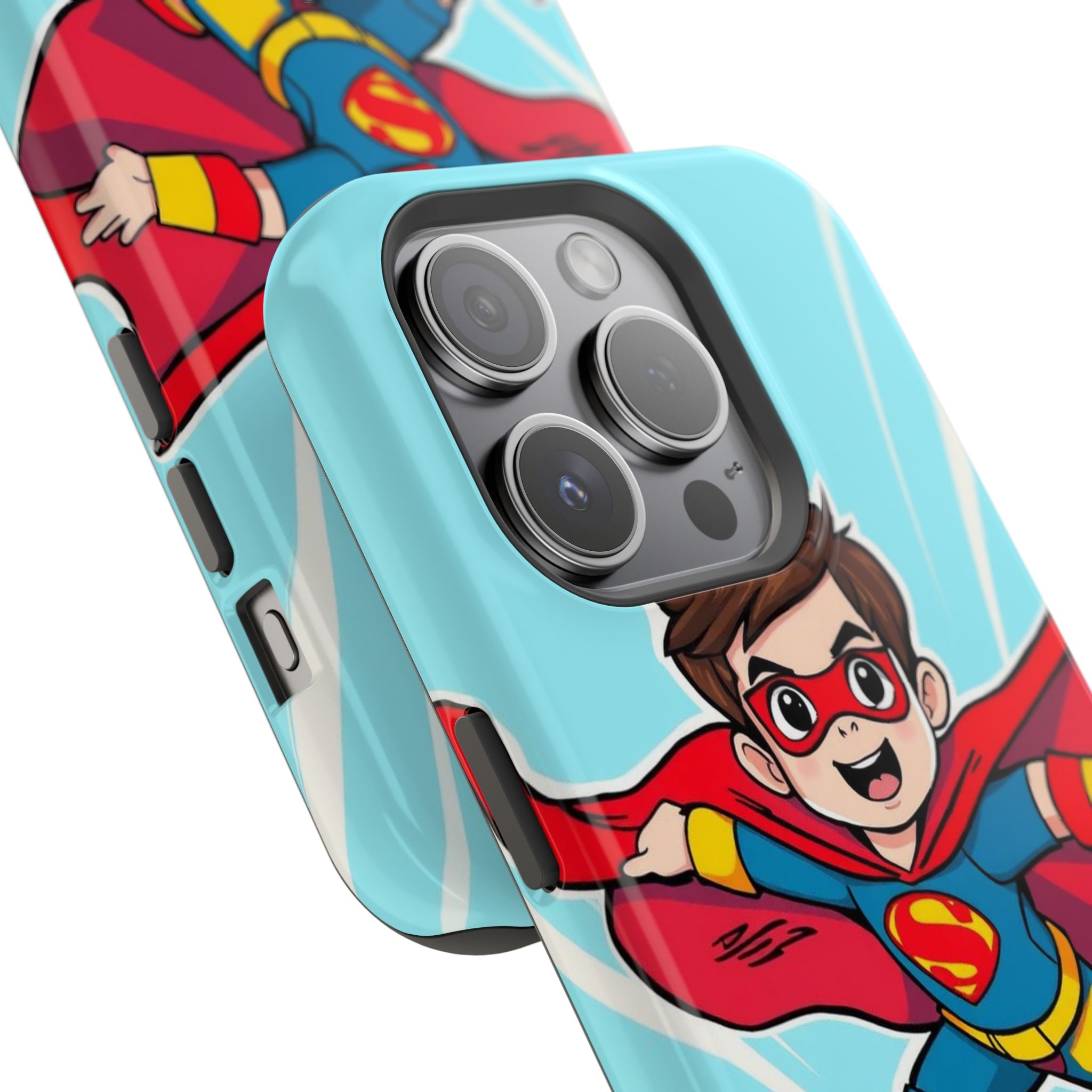 iPhone Kid Superhero Flying Kids Fun iPhone Phone Case Gift Slim · iPhone Case