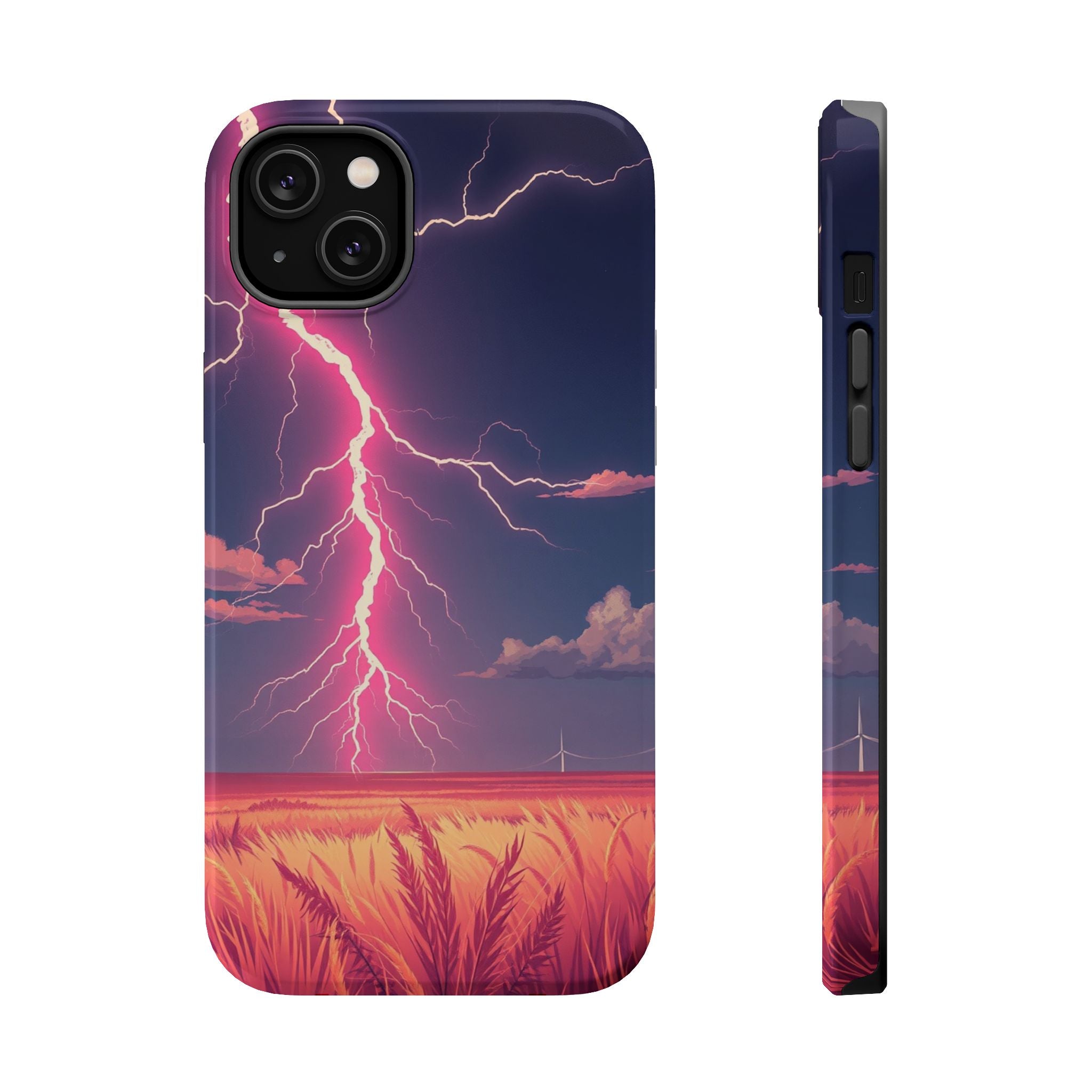 iPhone Rose Pink And Cream Prairie Lightning Slim iPhone Everyday · iPhone Case