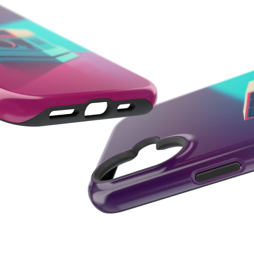 iPhone Polaroid Stack Memory Pop Art Bold Slim Everyday Designer Case · iPhone C