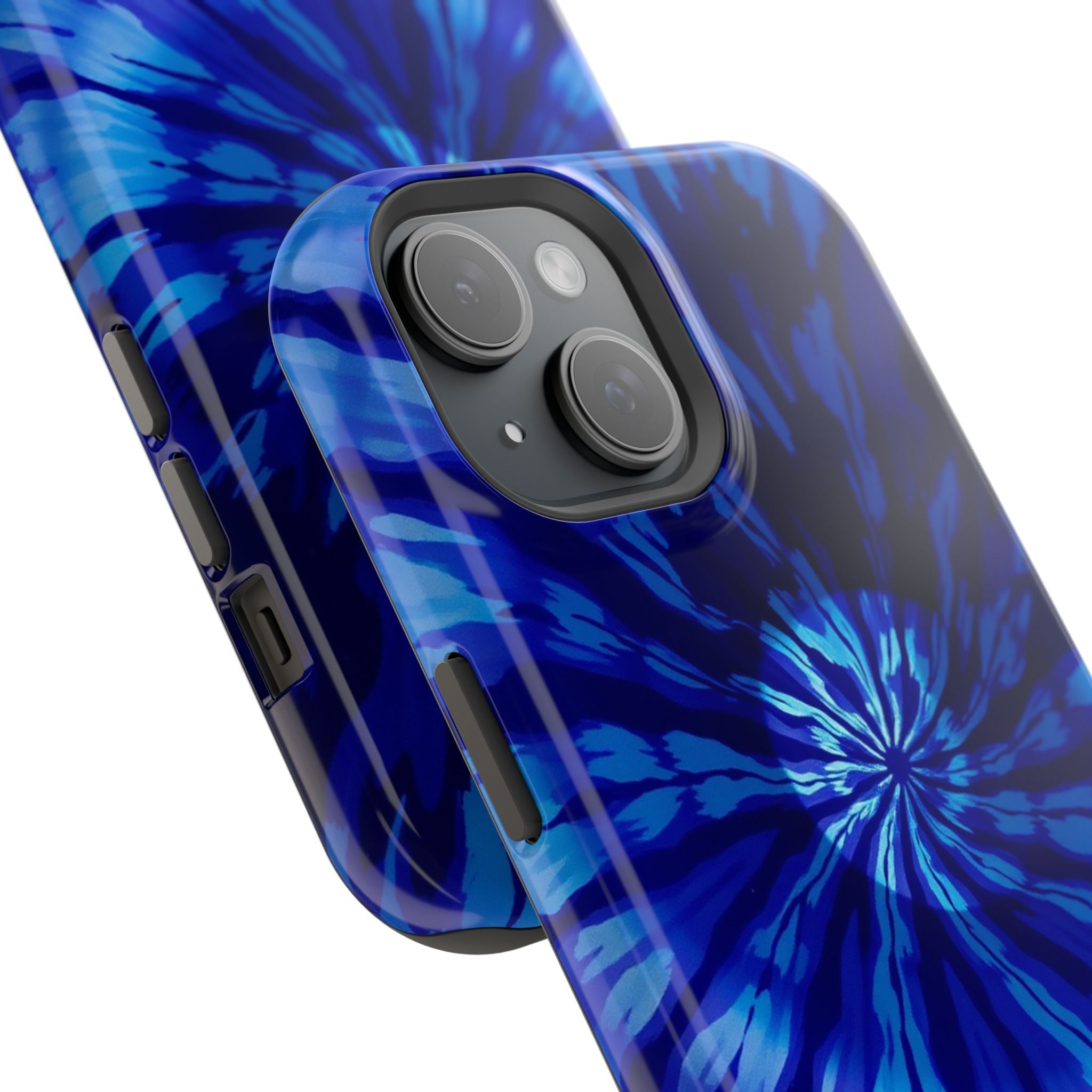 iPhone Tie-Dye Vortex Dark Gothic Ink Slim Everyday Designer Case · iPhone Case