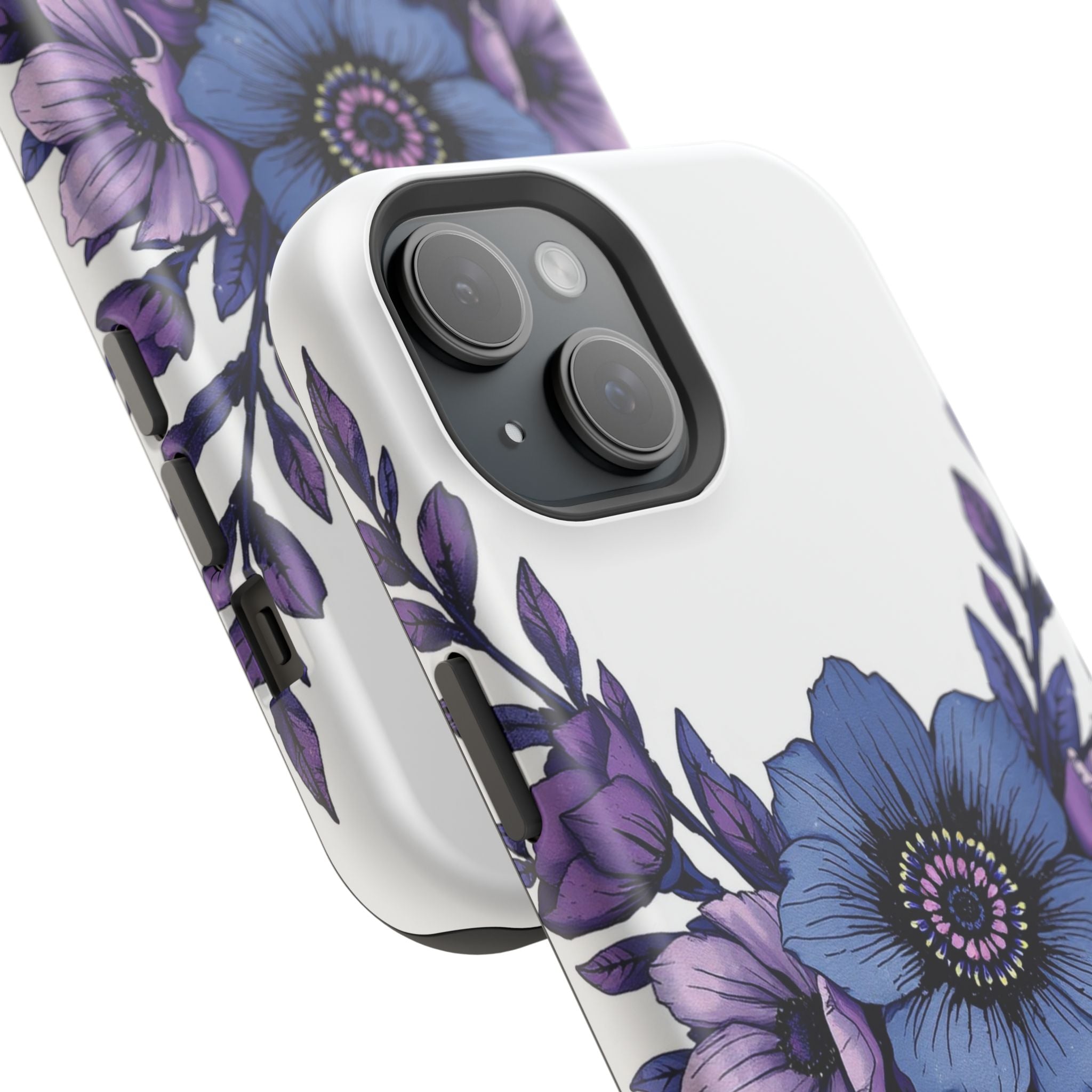 iPhone Floral Crown Grunge Distressed Slim Everyday Designer Case · iPhone Case