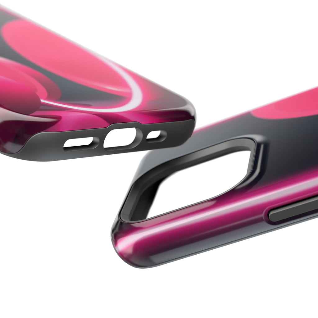iPhone 1960s Mod Circles Neon Cyberpunk Slim Everyday Designer Case · iPhone Cas