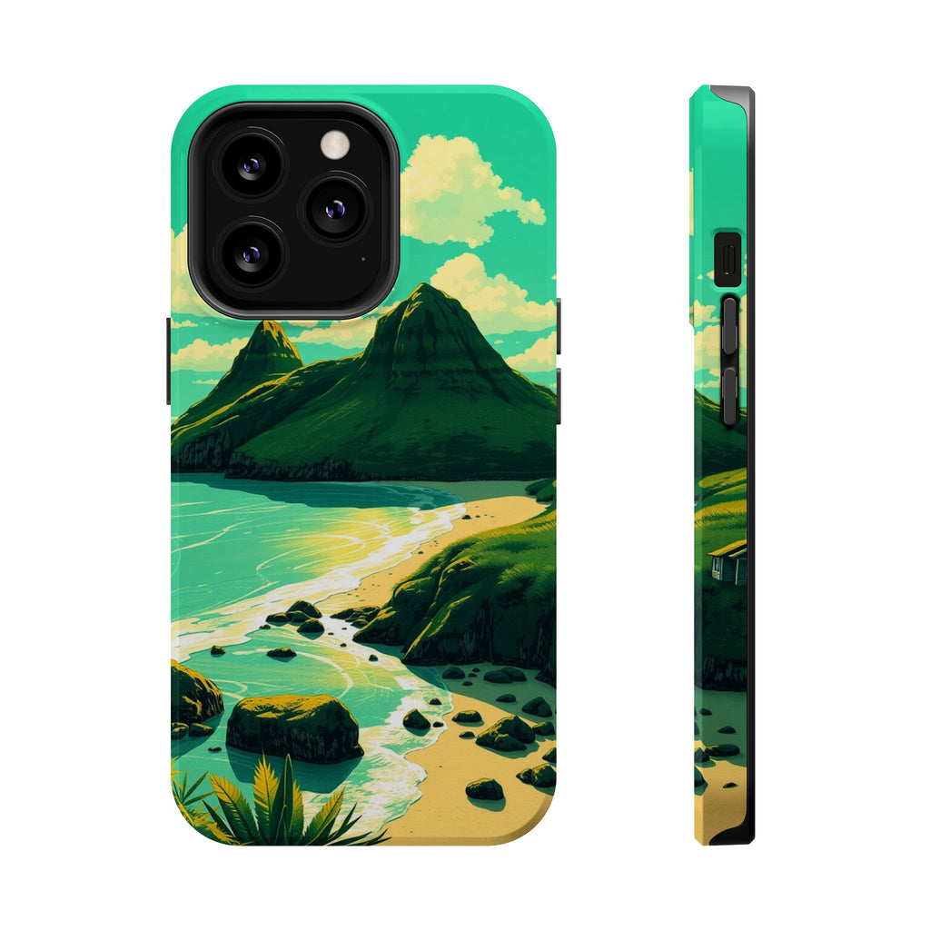 iPhone Hibiscus Coast Hand-Drawn Sketch Slim Everyday iPhone Designer · iPhone C