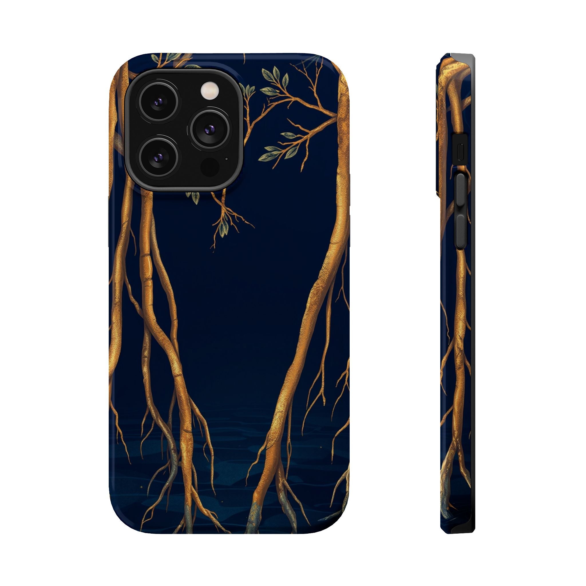iPhone Mangrove Roots Electric Art Bold Modern Everyday Snap Case · iPhone Case