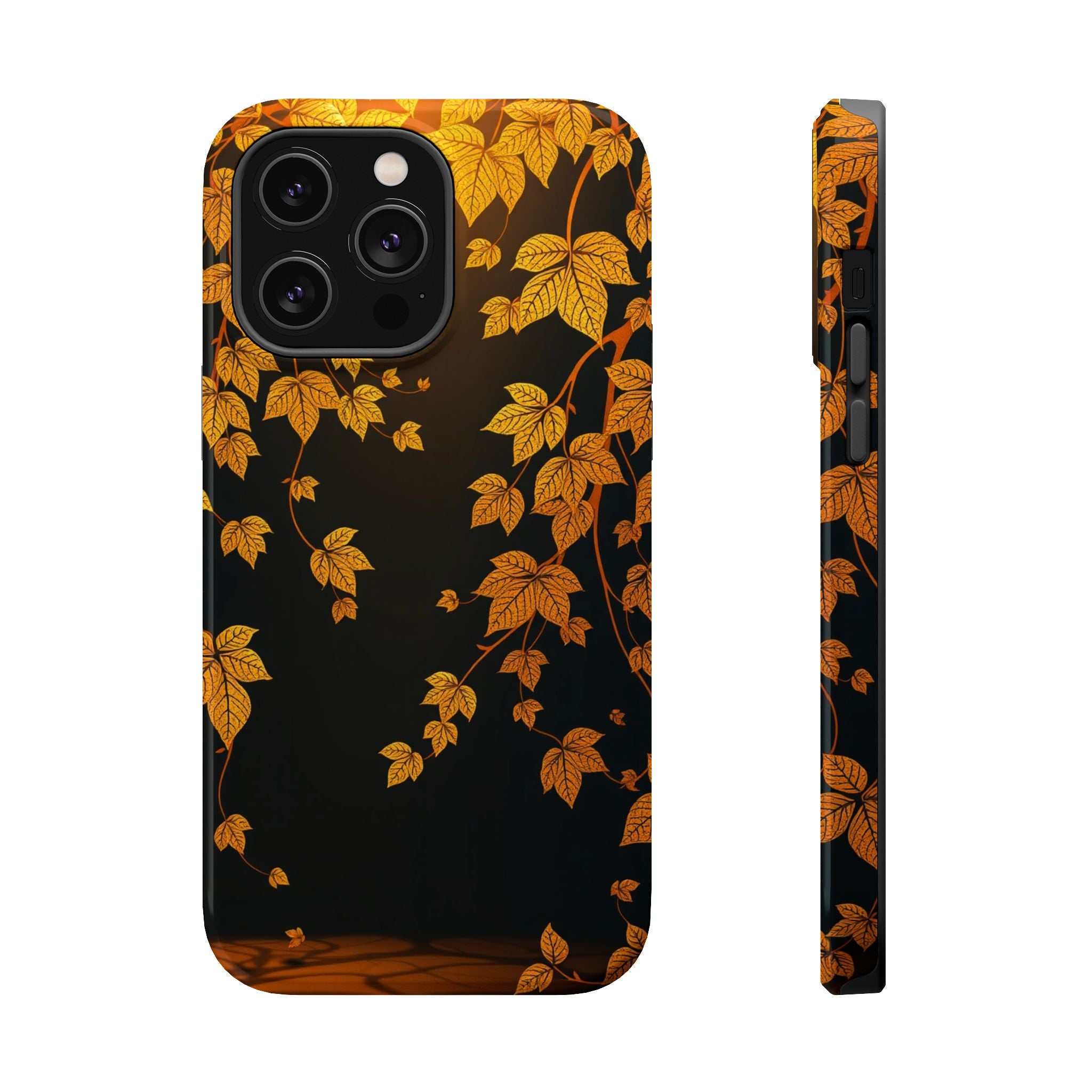 iPhone Mustard And Rust Art Nouveau Vine Slim Everyday iPhone 14 · iPhone Case
