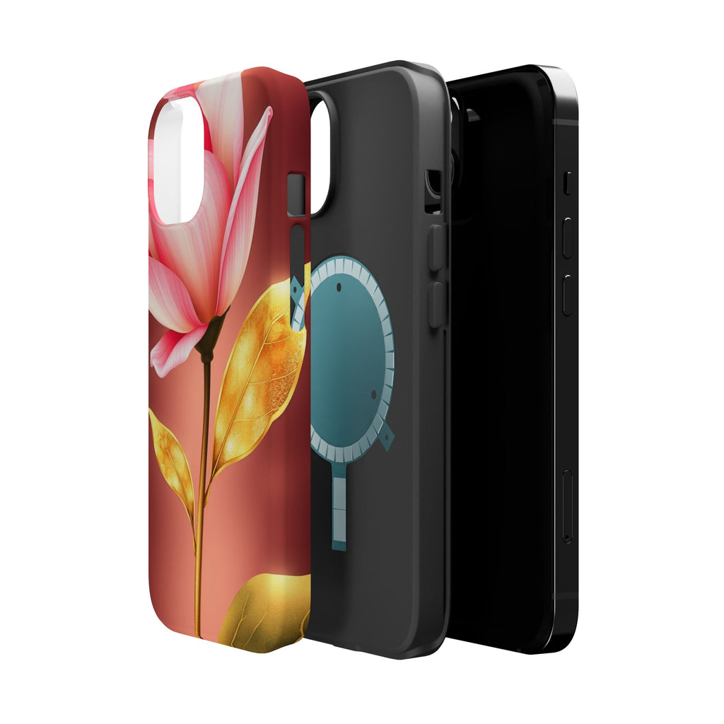 iPhone Dreamy Bloom and Leaf Design 14 Slim Everyday Designer Case · iPhone Case