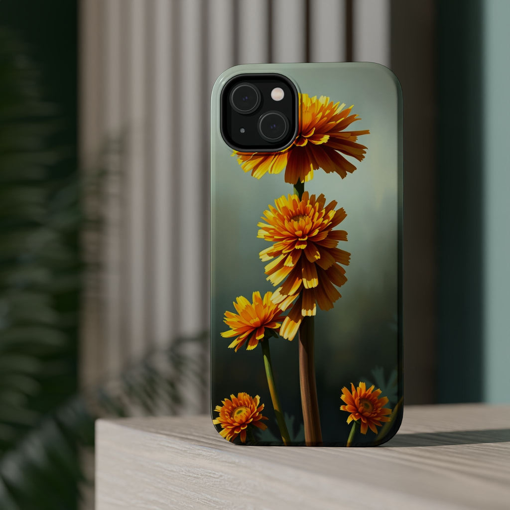 iPhone Ranunculus Stack Electric Art Slim Everyday Designer Case · iPhone Case
