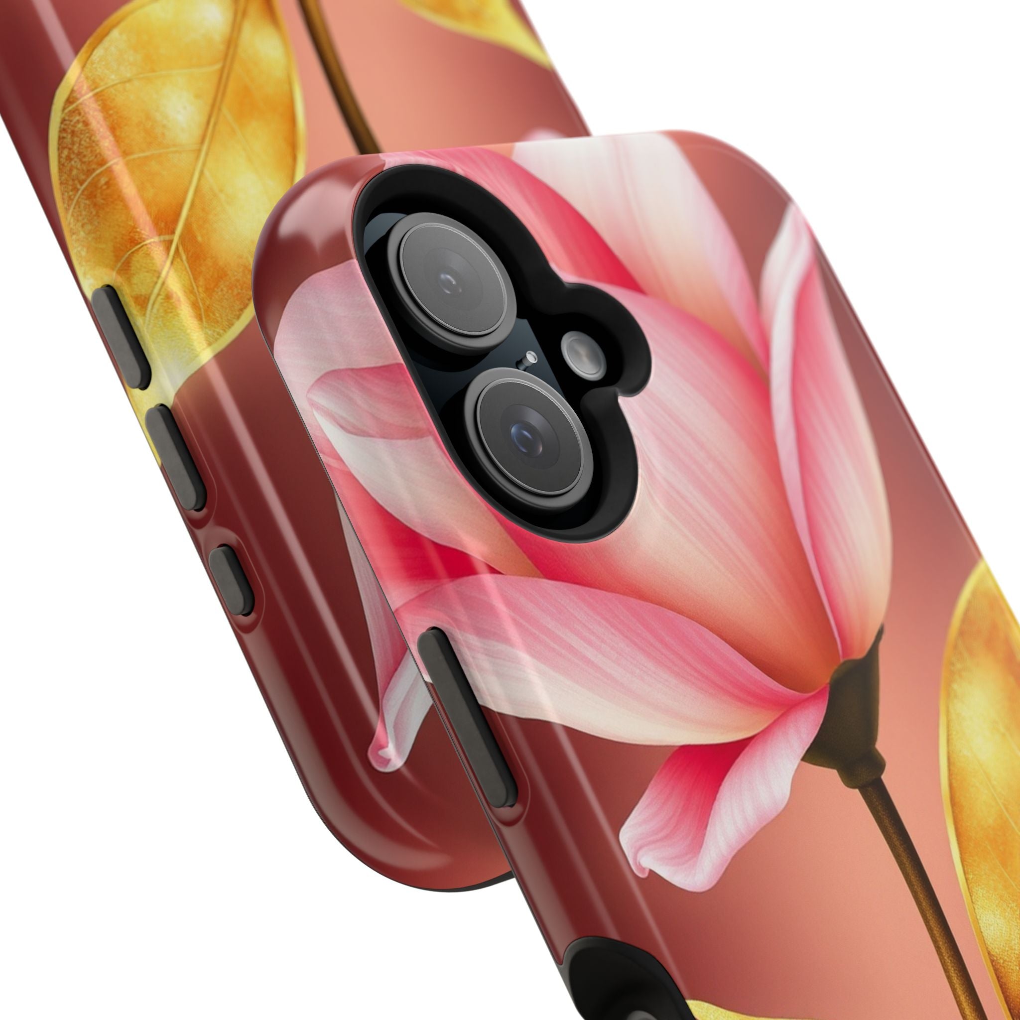 iPhone Dreamy Bloom and Leaf Design 14 Slim Everyday Designer Case · iPhone Case