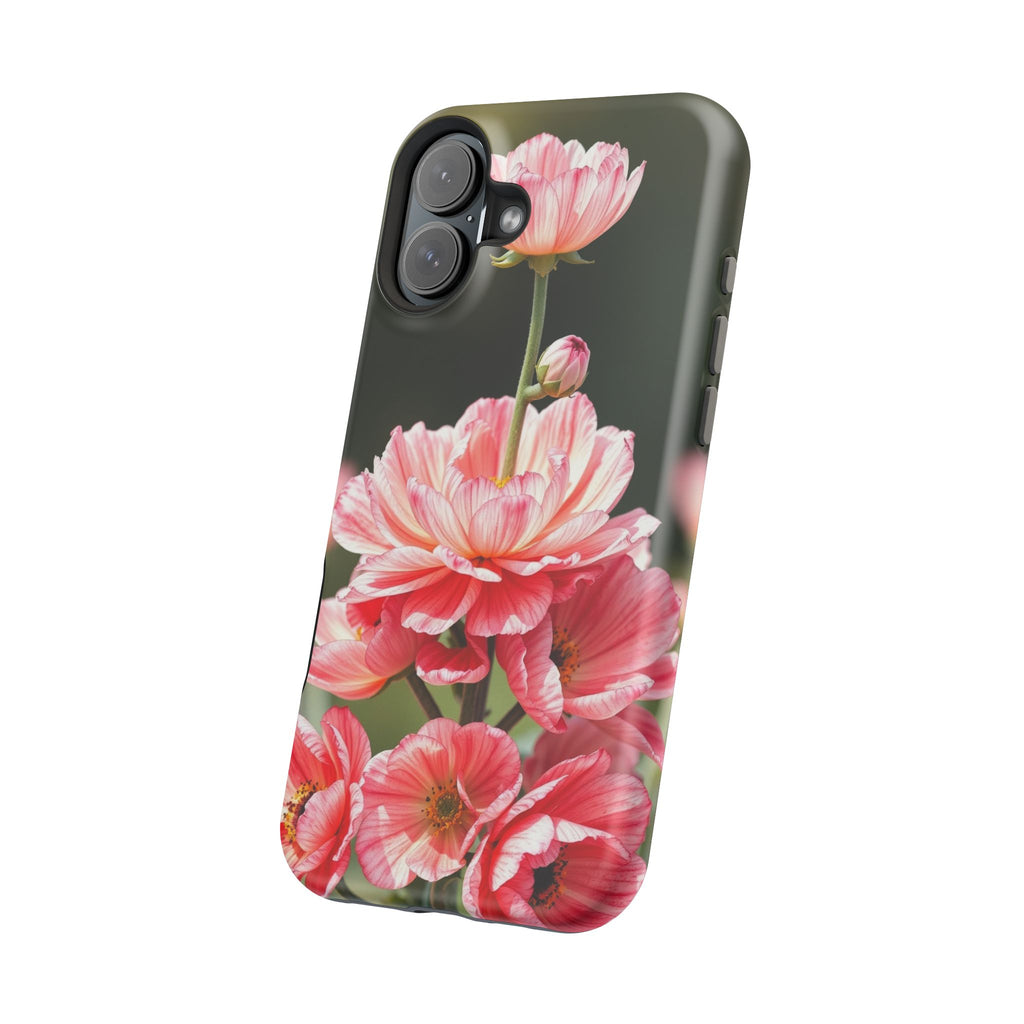 iPhone Ranunculus Stack Vibrant Watercolor Slim Snap Case · iPhone Case
