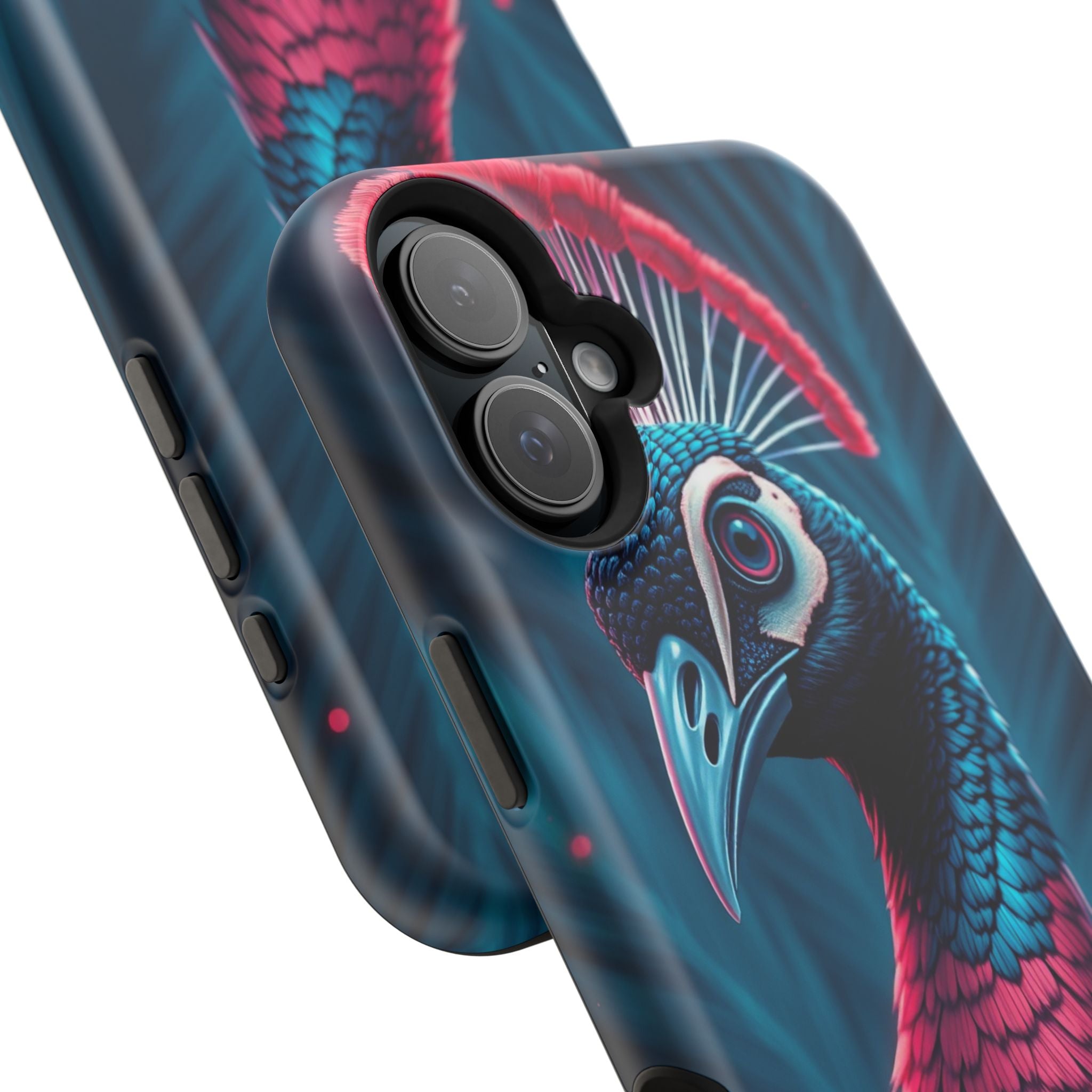 iPhone Nouveau Peacock Electric Art Slim Everyday Designer Case · iPhone Case