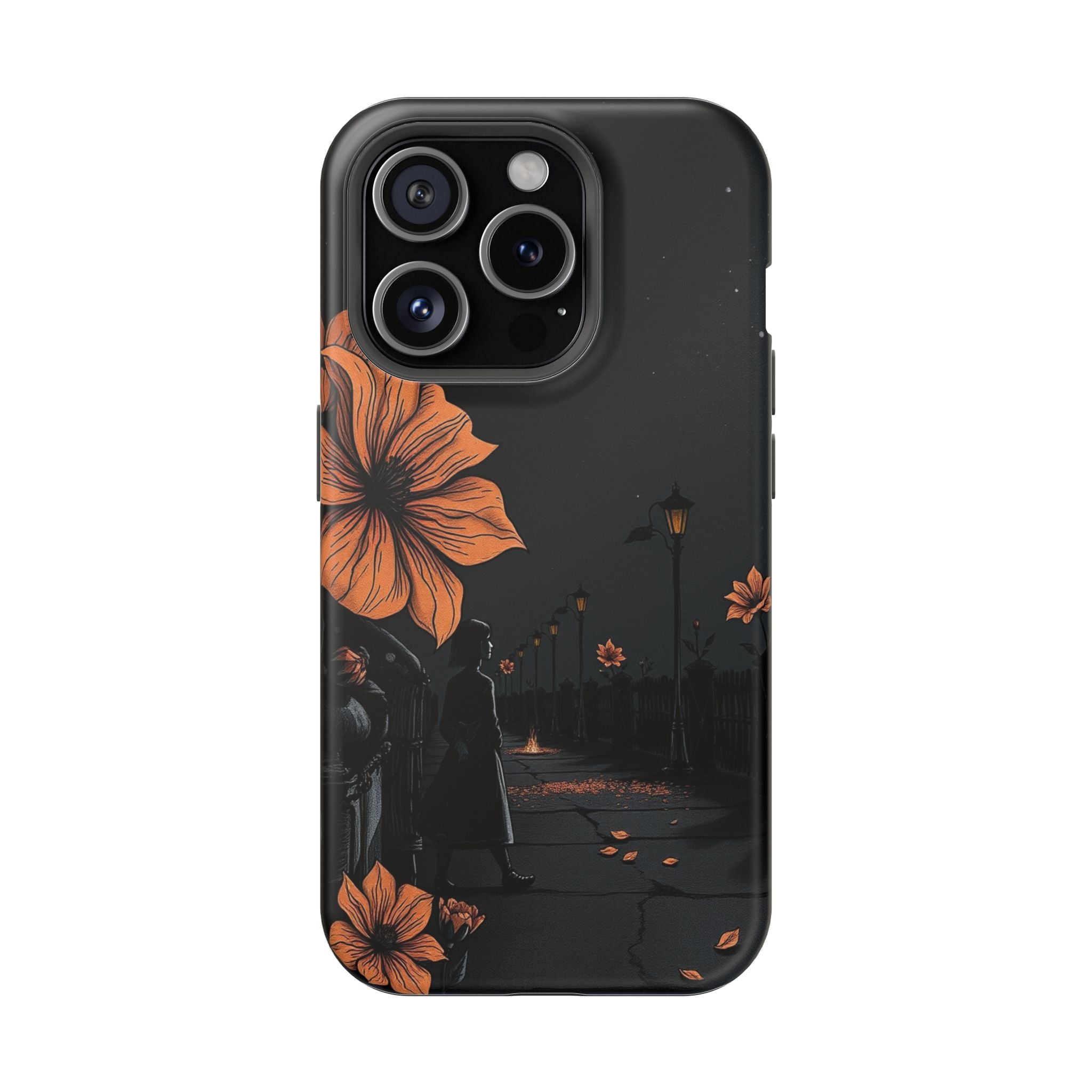 iPhone Night Bloomer Electric Art Bold Modern Everyday Snap Case · iPhone Case