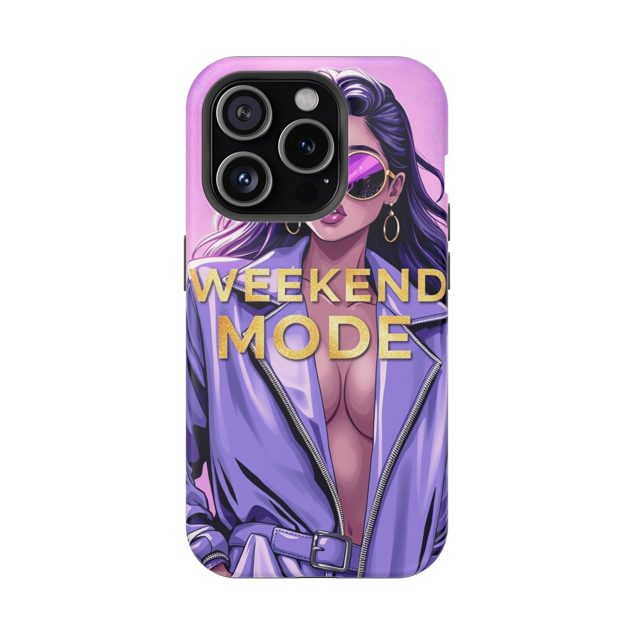 iPhone Lavender And Pearl Weekend Mode On Slim Everyday Designer Case · iPhone C