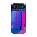 iPhone Earthy 80s Grid Synthwave Design Slim Everyday Designer Case · iPhone Cas
