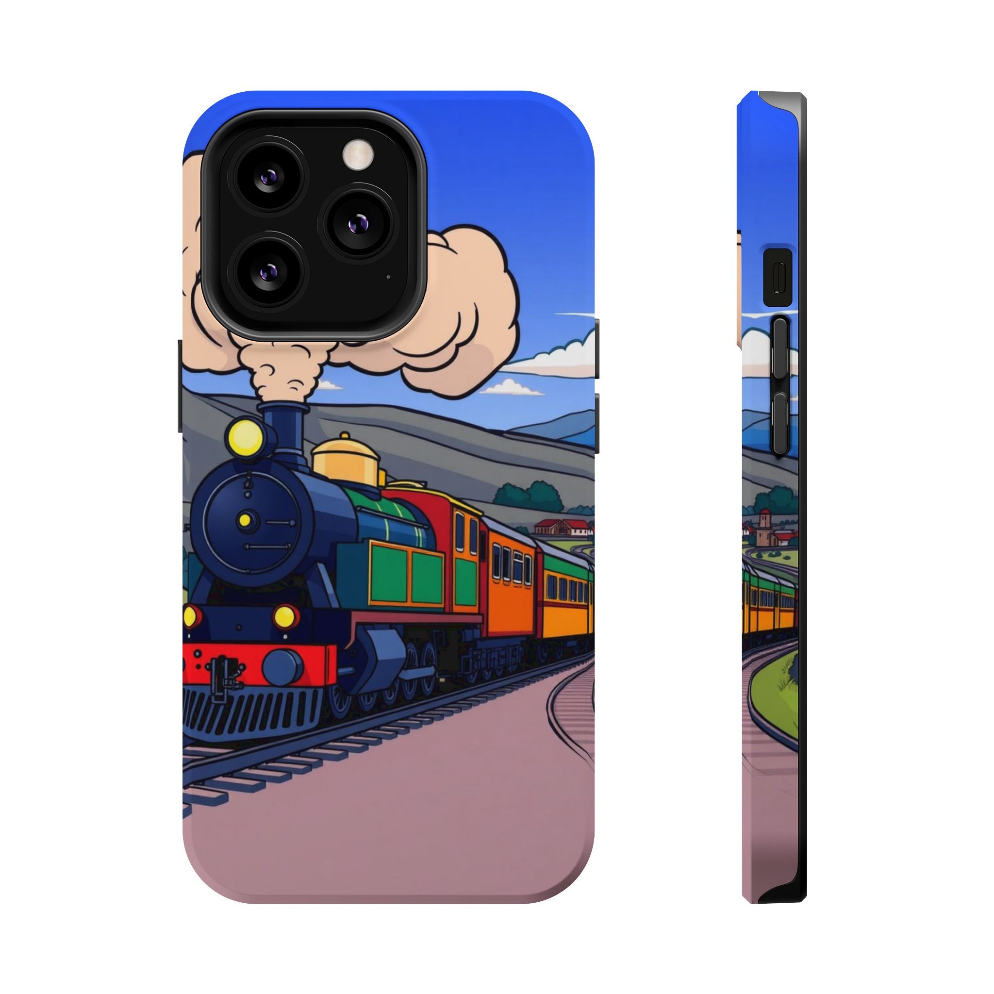 iPhone Steam Locomotive Puff Kids Fun iPhone Phone Case Gift Slim · iPhone Case