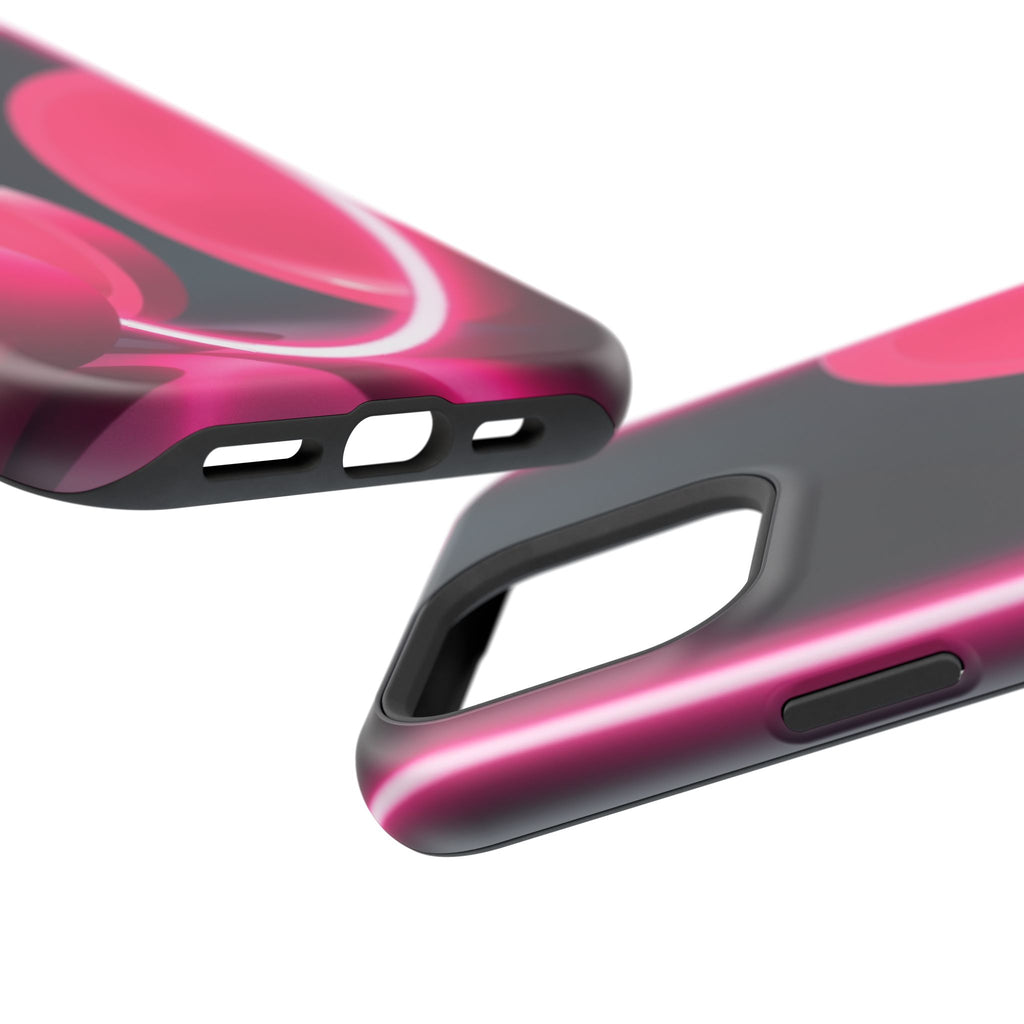 iPhone 1960s Mod Circles Neon Cyberpunk Slim Everyday Designer Case · iPhone Cas