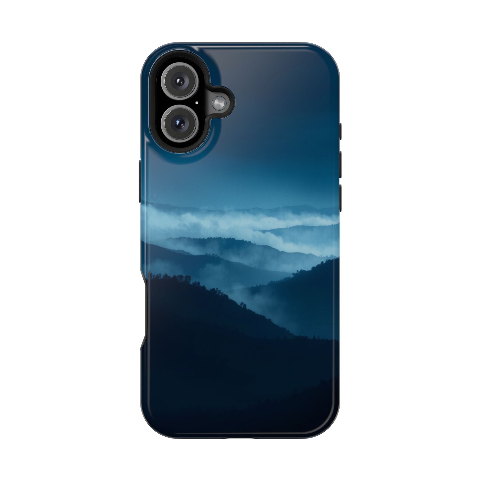 iPhone Earthy Fog Rolling Over Hills Design Slim iPhone Everyday · iPhone Case