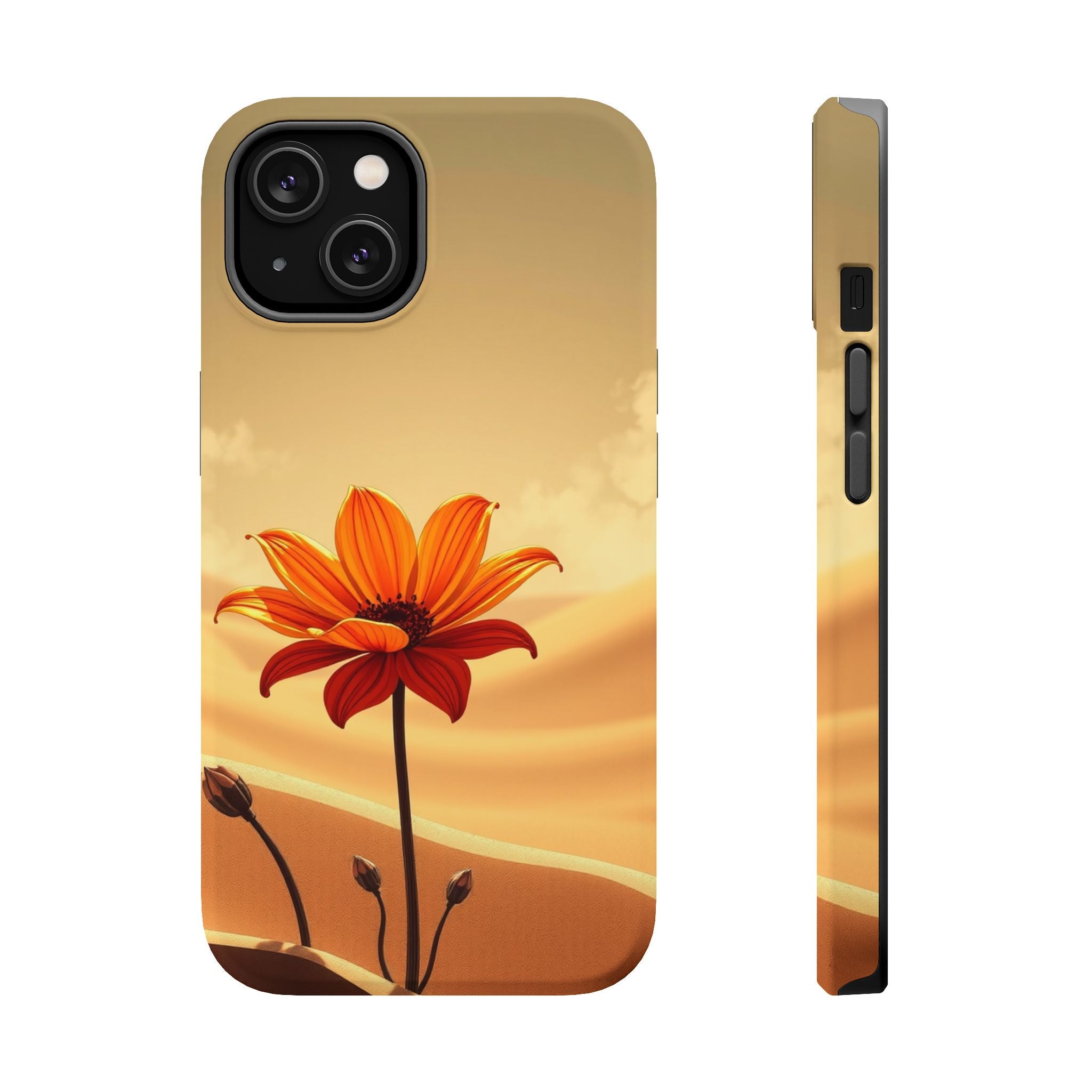 iPhone Neon Floral Dark Gothic Ink Bold Modern Everyday Snap Case · iPhone Case